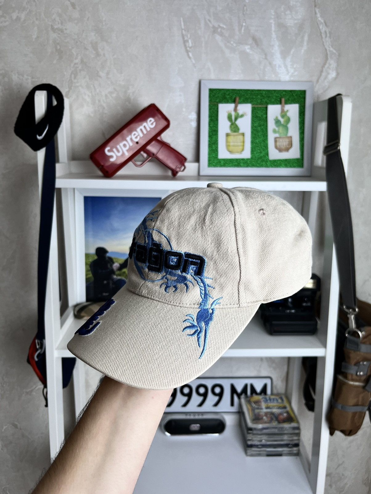 Japanese Brand × Vintage Vintage Japanese Dragon Cap Y2K 90s Size ONE SIZE - 3 Thumbnail