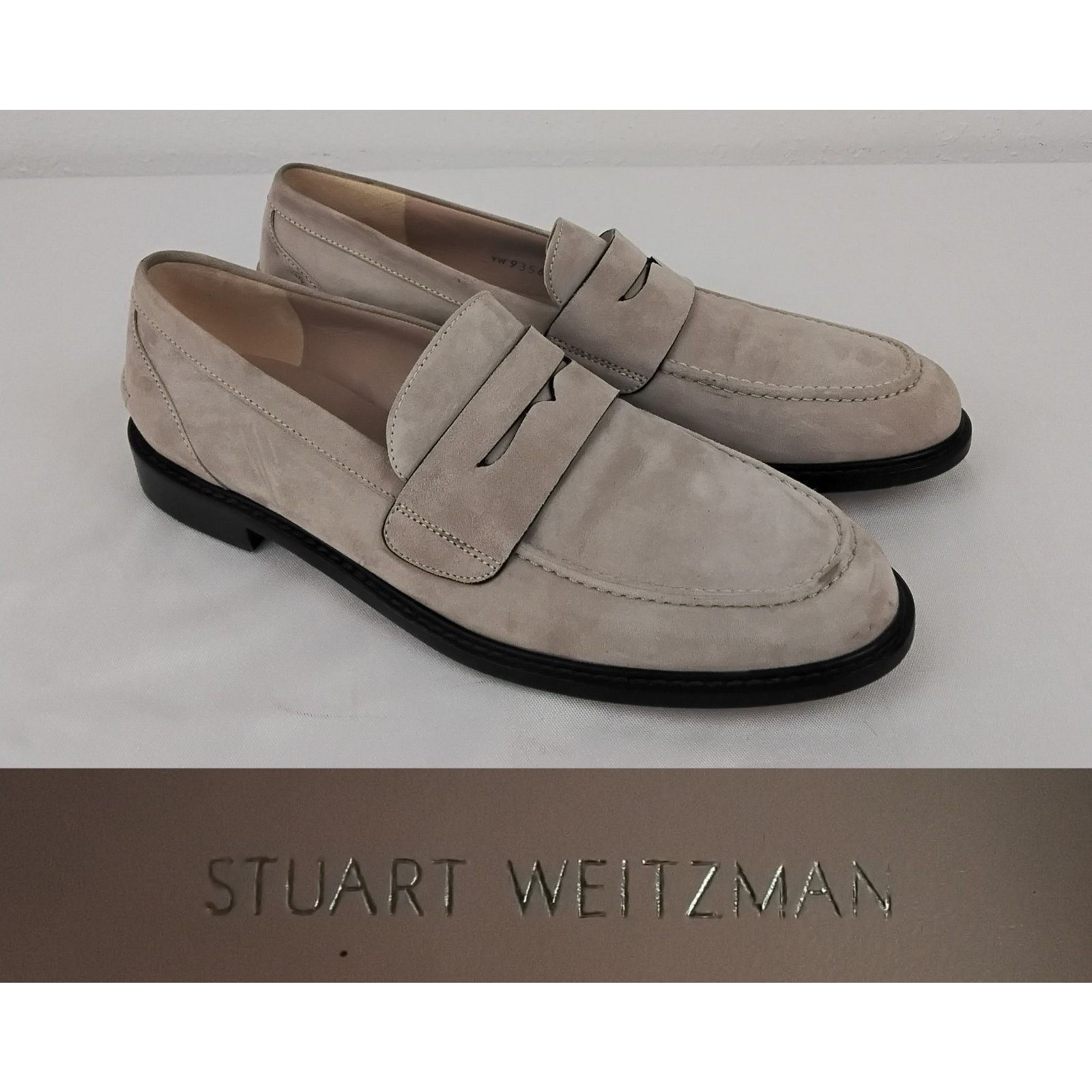 Stuart Weitzman Stuart Weitzman Suede Loafers Women's 10.5M Gray Slip On Size US 10.5 / IT 40.5 - 1 Thumbnail