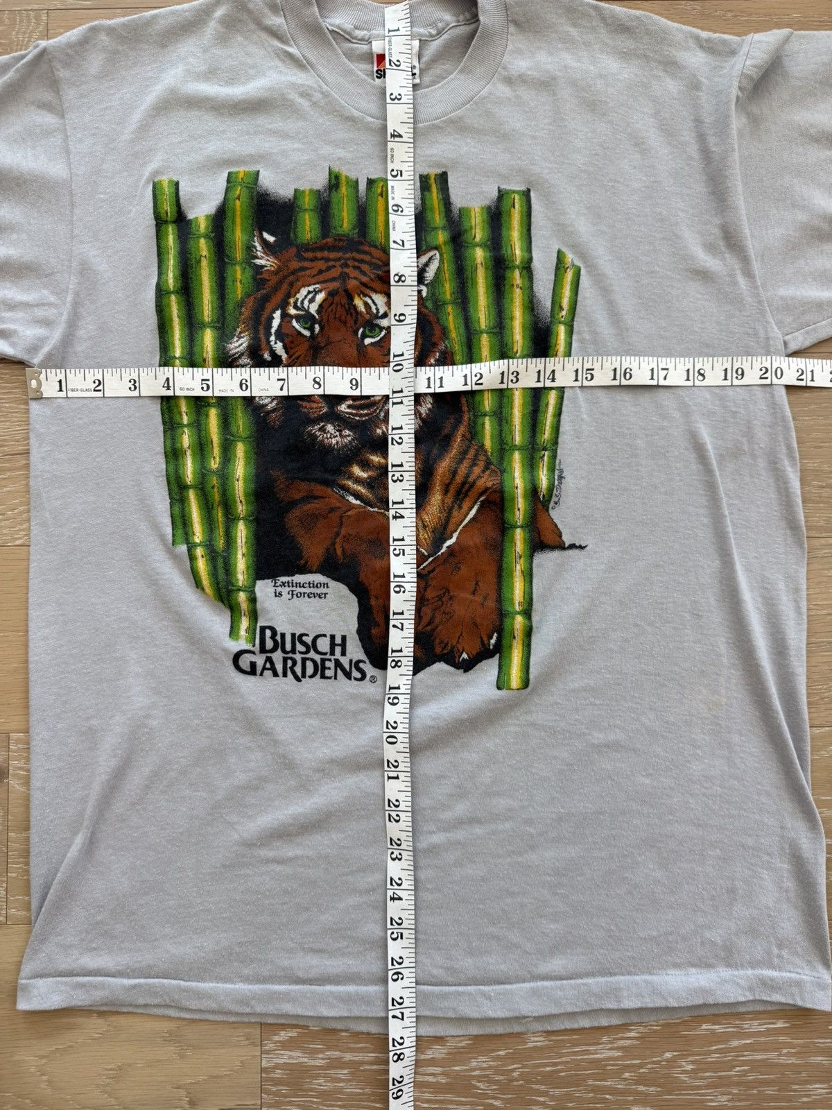 Other Vintage Busch Gardens Tiger Shirt Size US XL / EU 56 / 4 - 4 Thumbnail