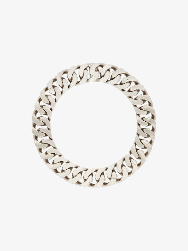 Givenchy o1n1vont0326 Size:1/Medium G Chain Necklace in Silver Size ONE SIZE - 2 Thumbnail