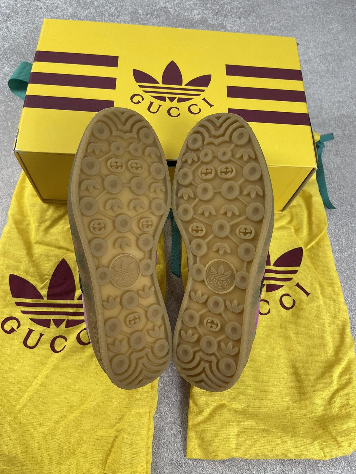 Adidas × Gucci Adidas x Gucci Gazelle Velvet Pink Size 39 1/3 Size US 7.5 / IT 37.5 - 10 Thumbnail
