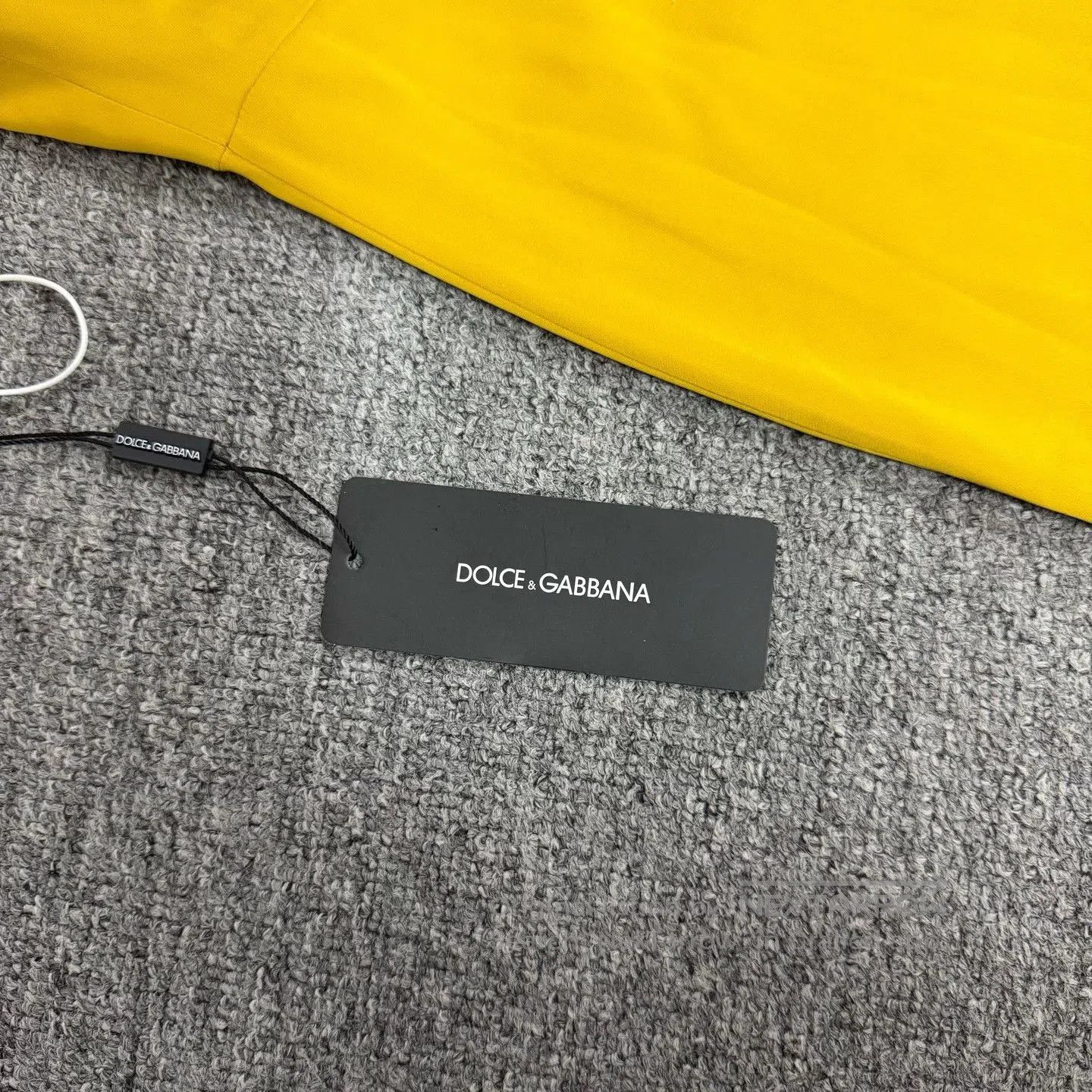 Dolce & Gabbana Dolce & Gabbana Yellow Silk Dress IT48. Size L / US 10 / IT 46 - 5 Thumbnail