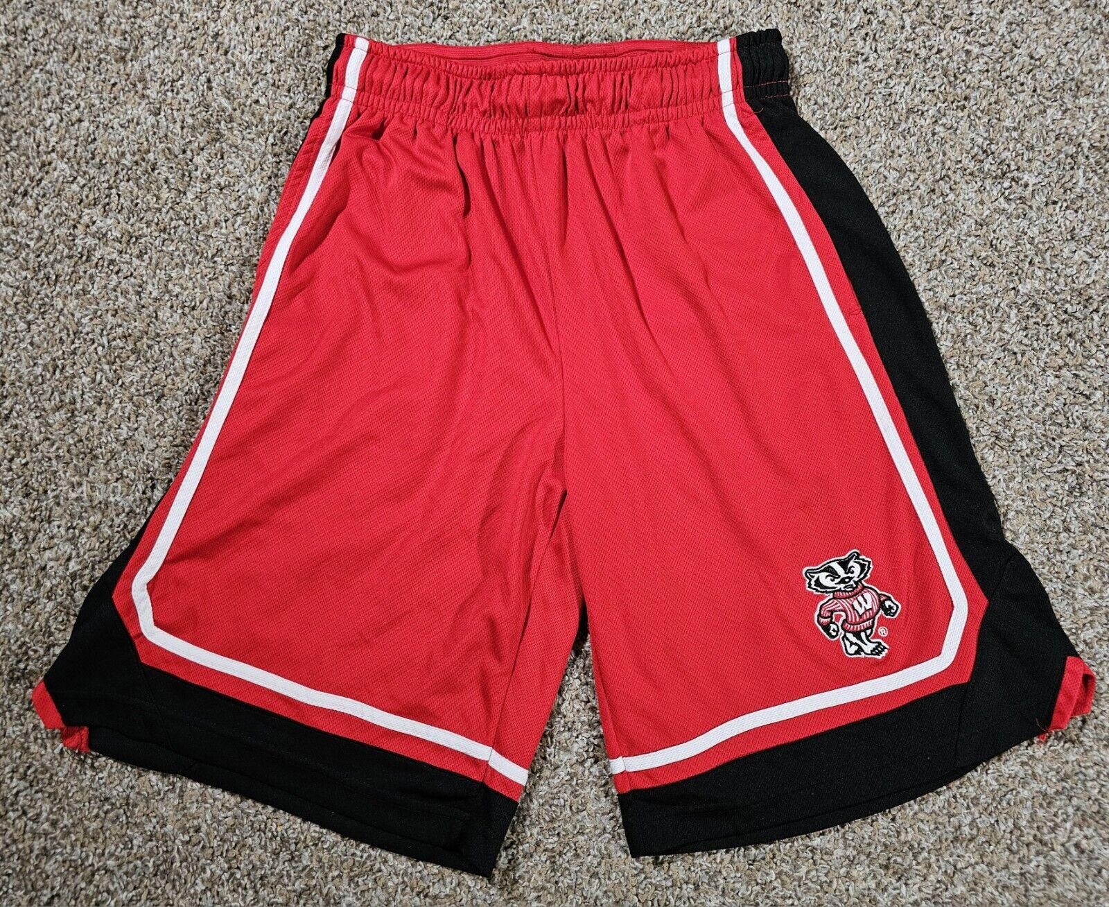 Designer Campus Heritage Wisconsin Bucky Badgers Shorts Med - Stained Size ONE SIZE - 1 Thumbnail