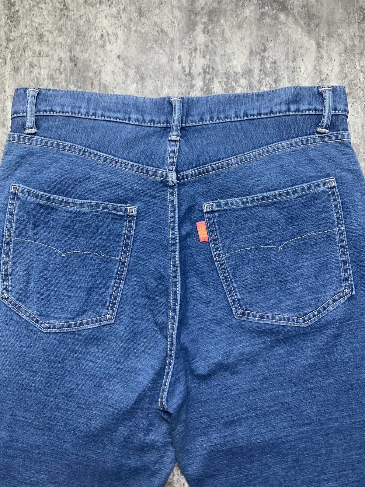 Japanese Brand Vintage 45rpm Studio Soft Denim Wide Pant Size US 32 / EU 48 - 2 Thumbnail