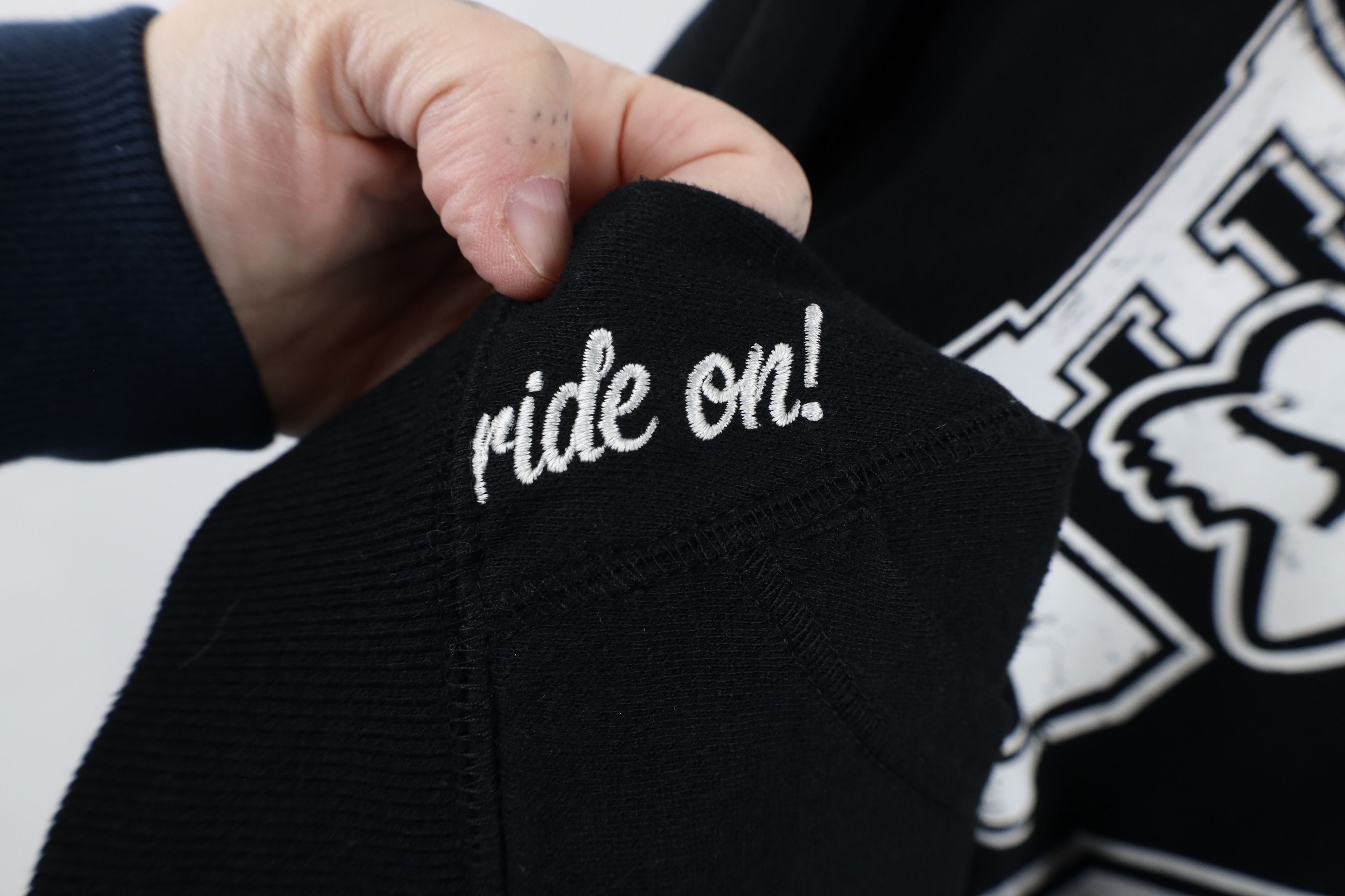 Fox Racing × Vintage Vintage Fox Racing Spell Out Big Logo Scoop Neck Sweatshirt Size S / US 4 / IT 40 - 5 Thumbnail