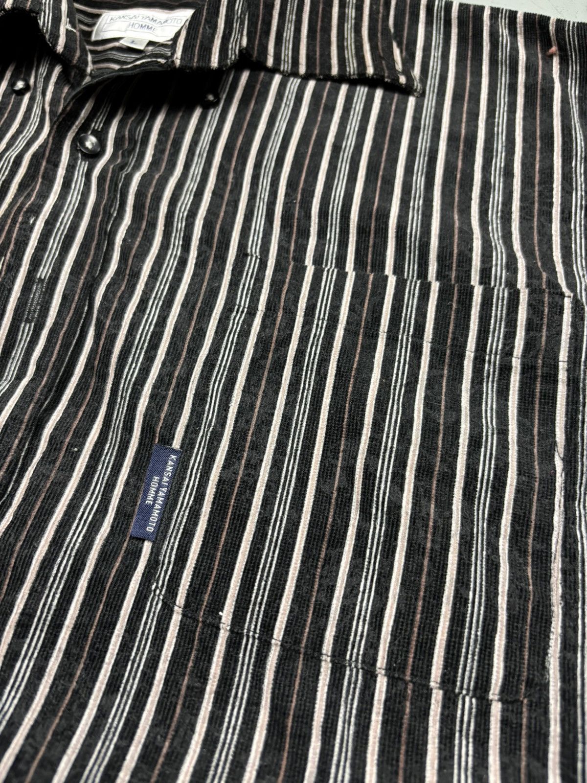 Kansai Yamamoto Vintage 90’s Kansai Yamamoto Homme plaid shirt Size US L / EU 52-54 / 3 - 3 Thumbnail