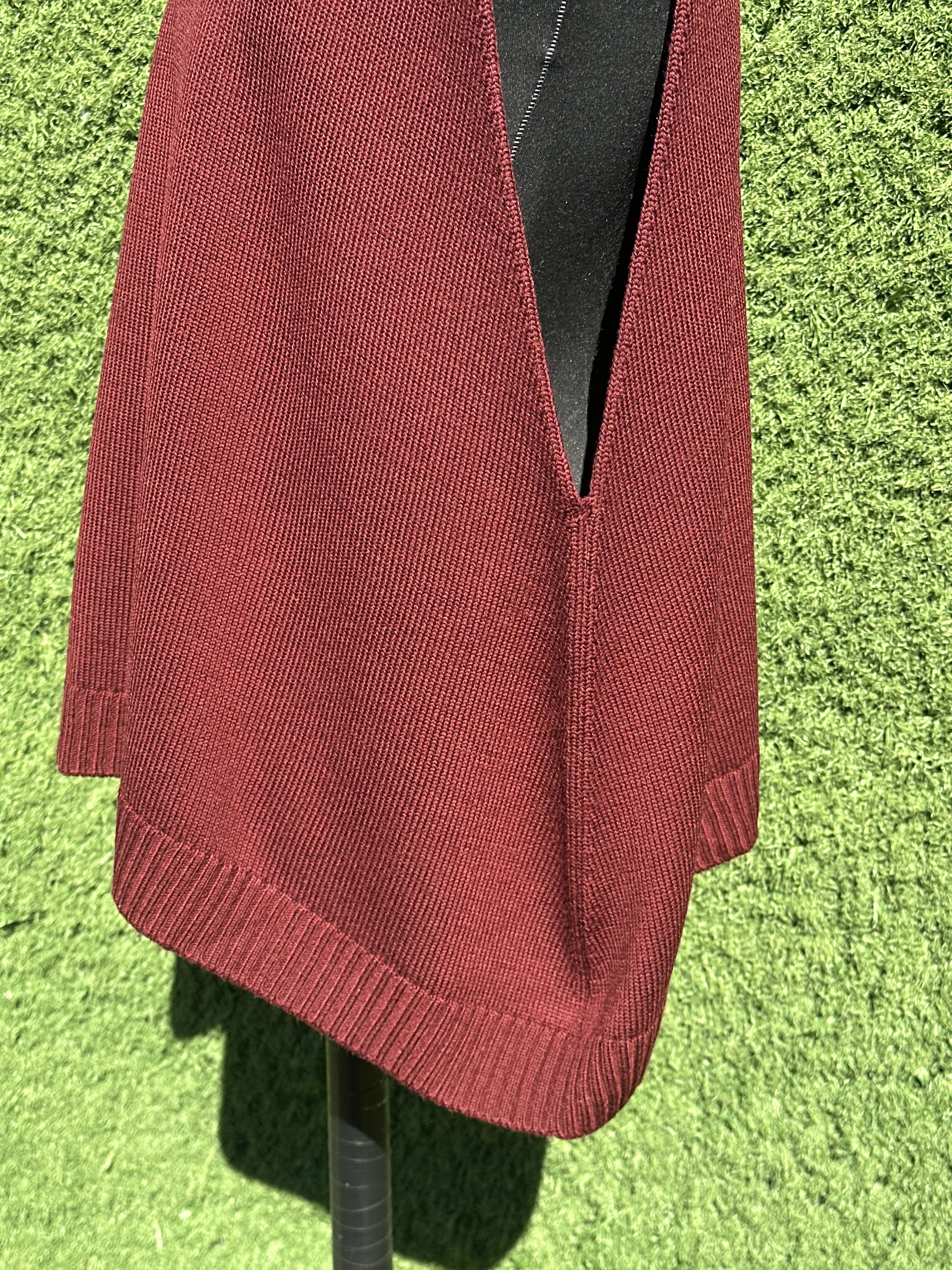 eskandar Eskandar 100% Merino Wool Oversized A-Shape Vest One Size Size ONE SIZE - 14 Thumbnail