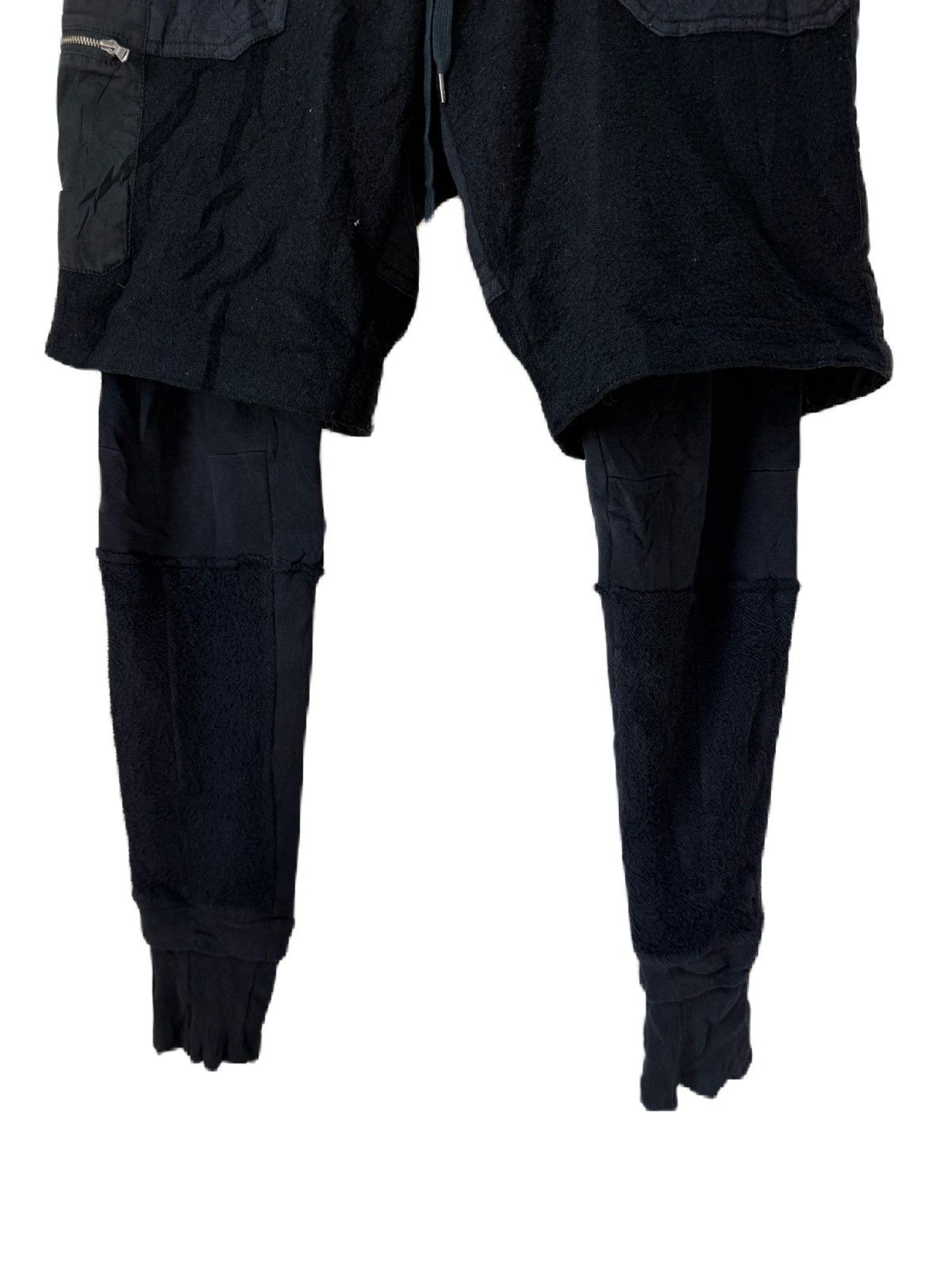Wizzard Wizzard Layered Pants, Black Japanese Brand Rare Size US 33 - 4 Thumbnail