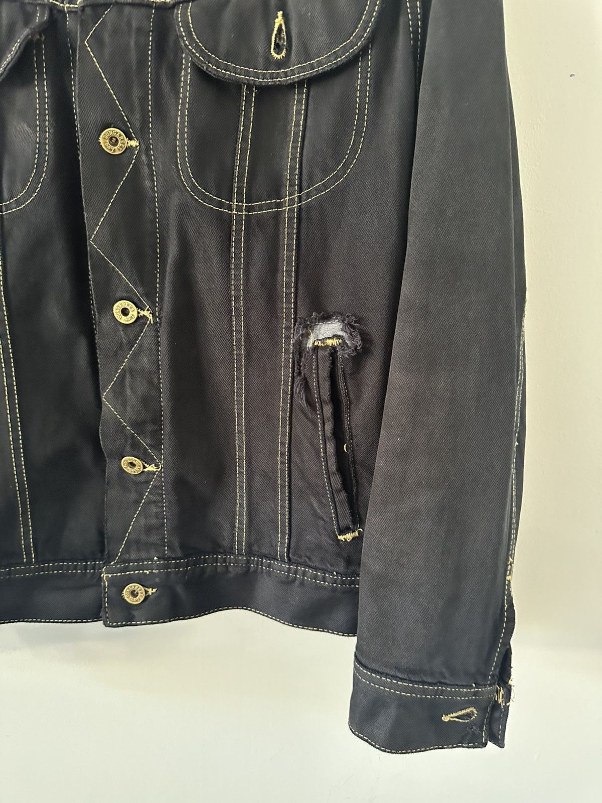Lee Distressed Denim Jacket Size US M / EU 48-50 / 2 - 3 Thumbnail
