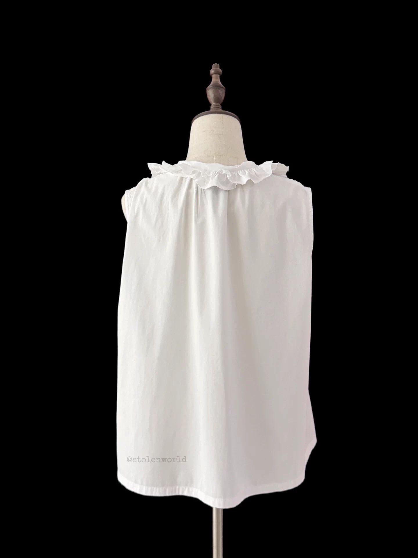 Comme des Garcons Comme des Garcons Lace Bow Front Oversized Tank Top Size M / US 6-8 / IT 42-44 - 7 Thumbnail