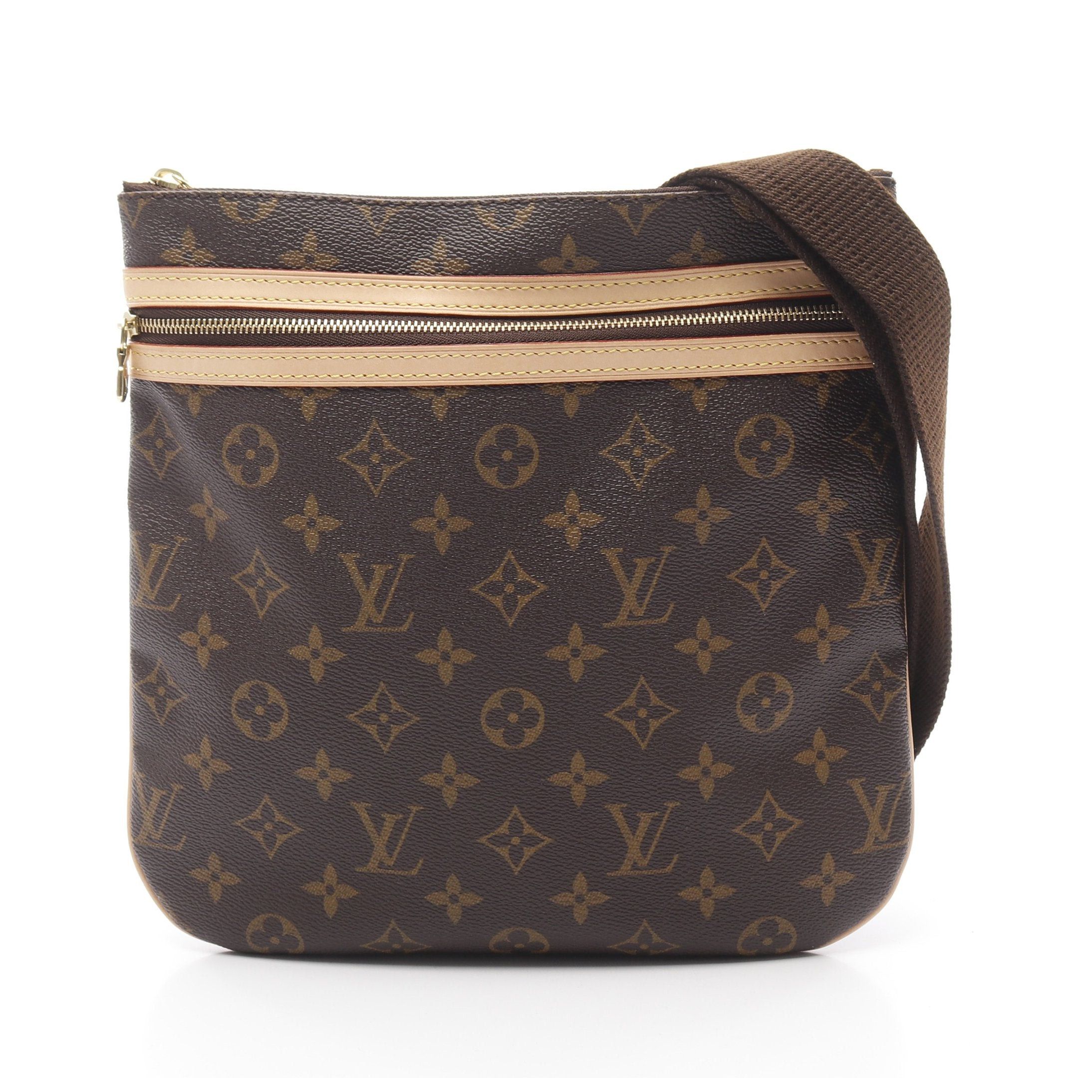 Louis Vuitton Louis Vuitton Pochette Bosphore Monogram Shoulder Bag Leather Brown Size ONE SIZE - 1 Thumbnail