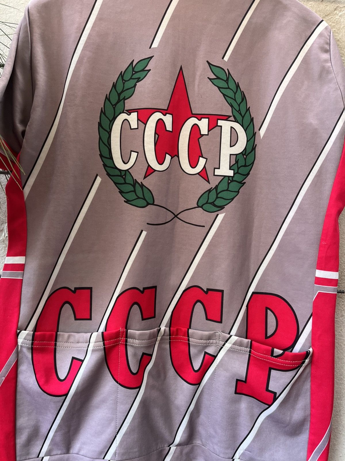 Vintage Giessegi CCCP Sowjet Cycling Vintage Jersey Size US XL / EU 56 / 4 - 8 Thumbnail