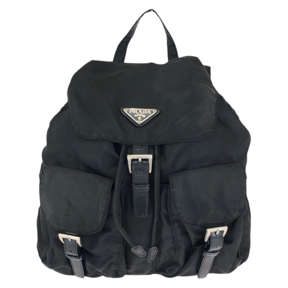 Prada Prada Prada Tessuto Nylon Leather Backpack Textile Backpack DUTY FREE for USA Size ONE SIZE - 1 Thumbnail