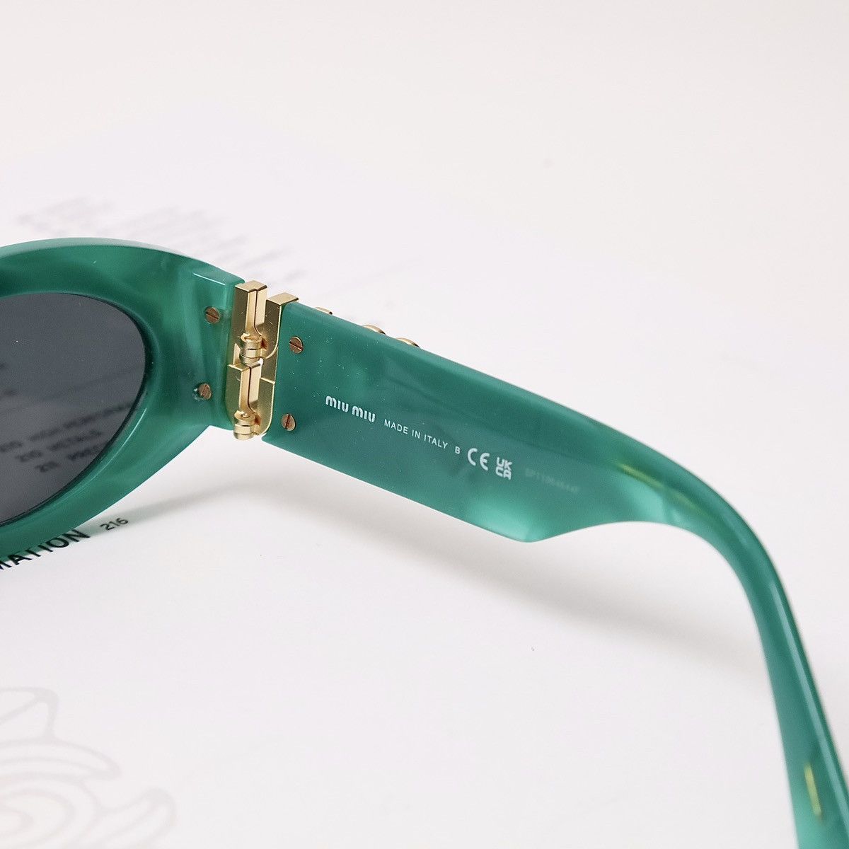 Miu Miu MIU MIU 0MU 11WS SUNGLASSES Size ONE SIZE - 5 Thumbnail