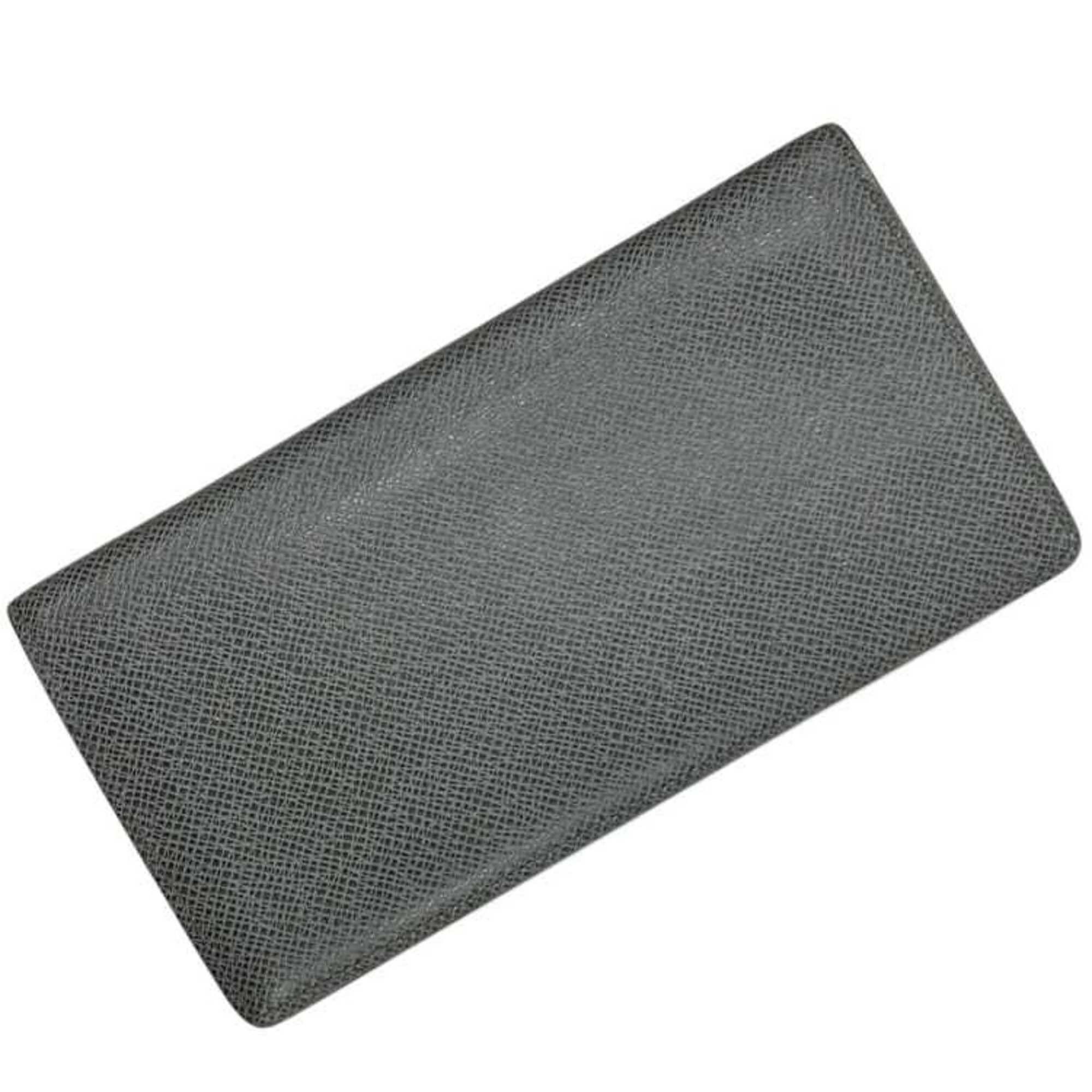 Louis Vuitton Louis Vuitton Bi-fold Long Wallet Portefeuille Brazza Grey Glacier Taiga M32653 Leather SP4162 LOUIS VUITTON Size ONE SIZE - 1 Thumbnail