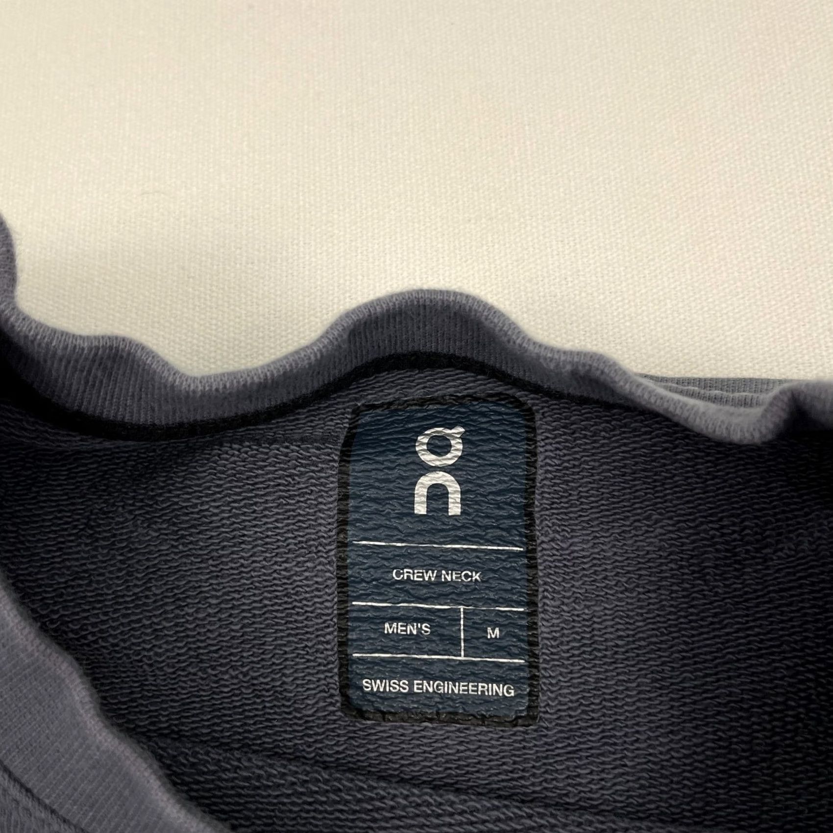J Brand VINTAGE not applicable -> ON Brand Running Crew Sweatshirt Mens M Blue Gray Active Pullover Casual Cotton Size US M / EU 48-50 / 2 - 2 Thumbnail