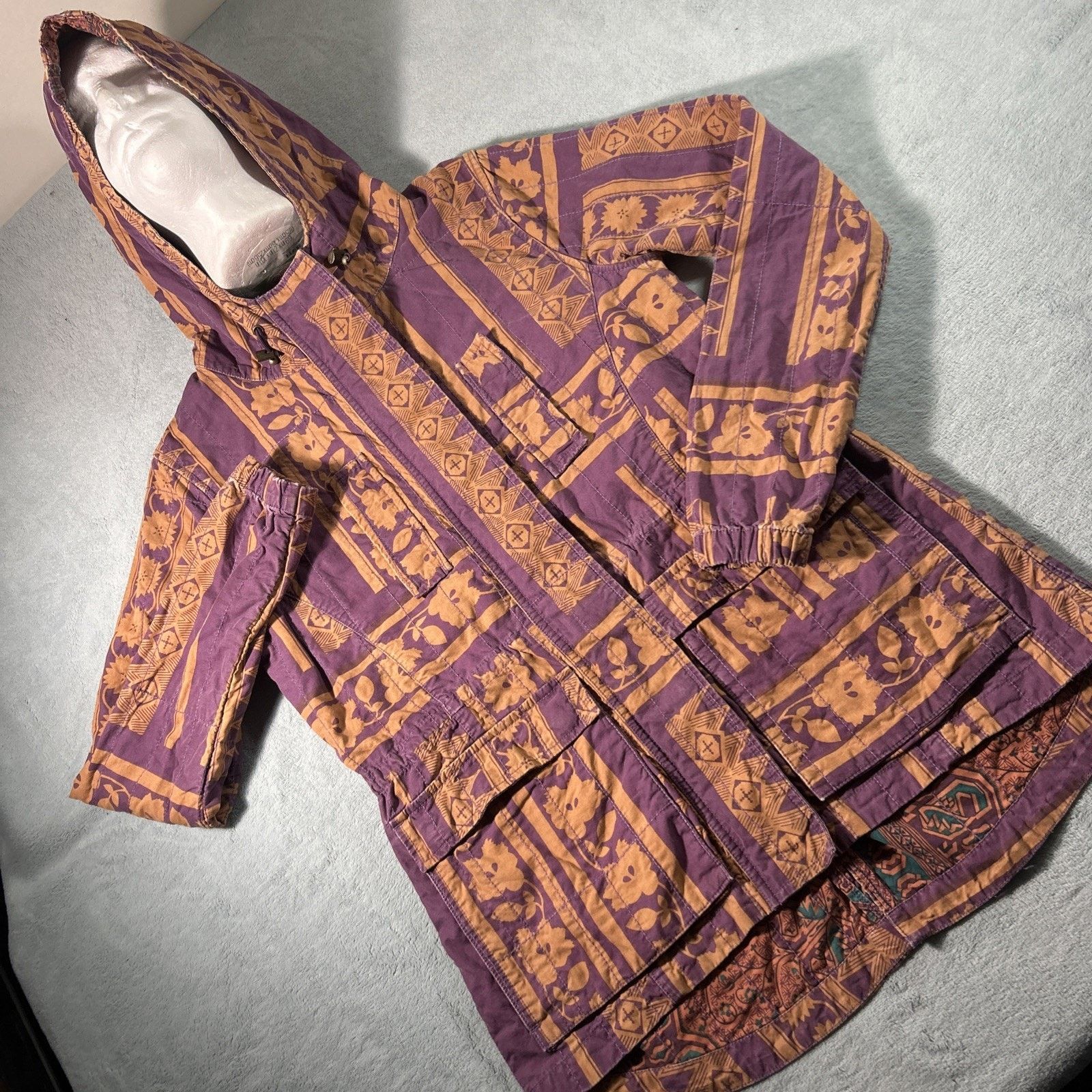Gramicci Gramicci Retro Anorak Patchwork Jacket Hoodie Mens Small Size US S / EU 44-46 / 1 - 1 Thumbnail
