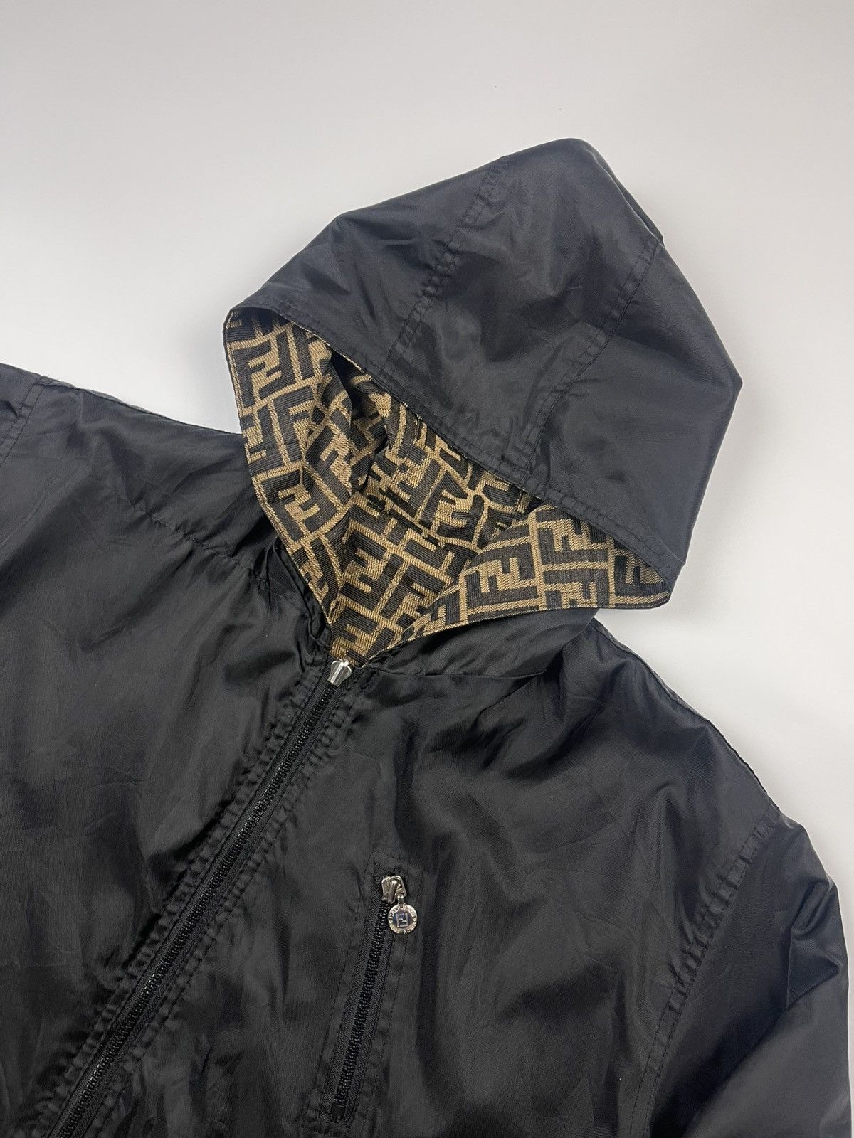 Fendi × Vintage FENDI MONOGRAM REVERSIBLE JACKET VINTAGE Size US M / EU 48-50 / 2 - 8 Thumbnail