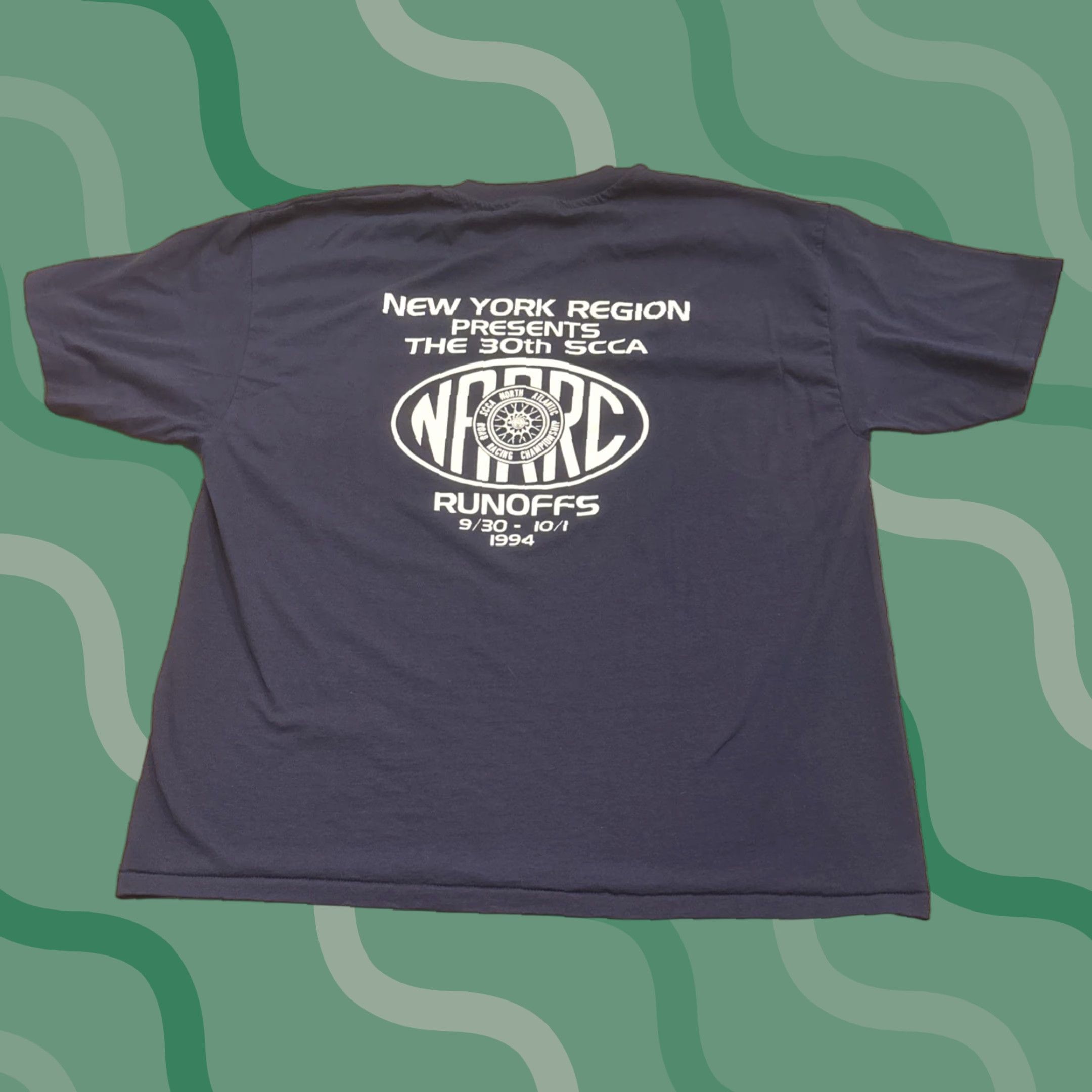 Hanes VINTAGE New York Region 1994 SCCA Runoffs Racing Championship T Shirt XXL Size Blue Hanes Men Crew Neck 90s Classic Racing Size US XXL / EU 58 / 5 - 1 Thumbnail