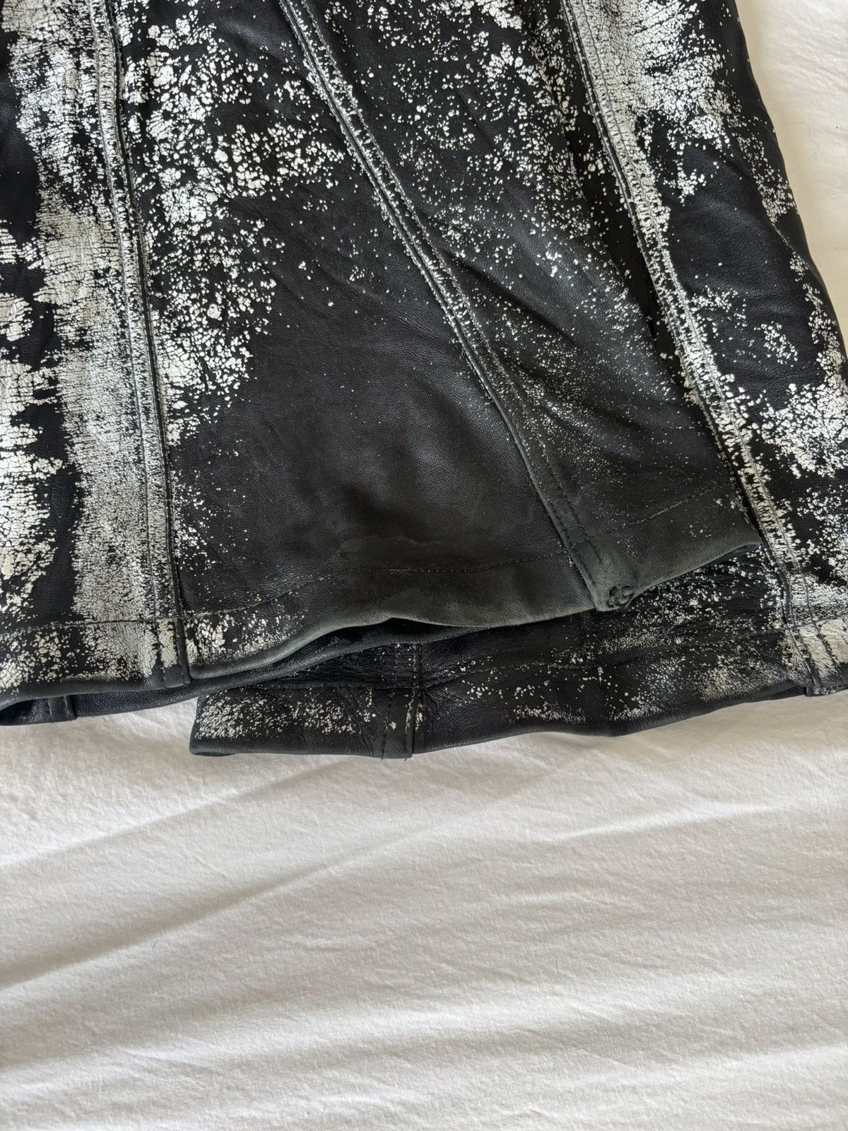 Diesel Diesel P-Gen Lambskin Flared Trousers Size US 32 / EU 48 - 7 Thumbnail