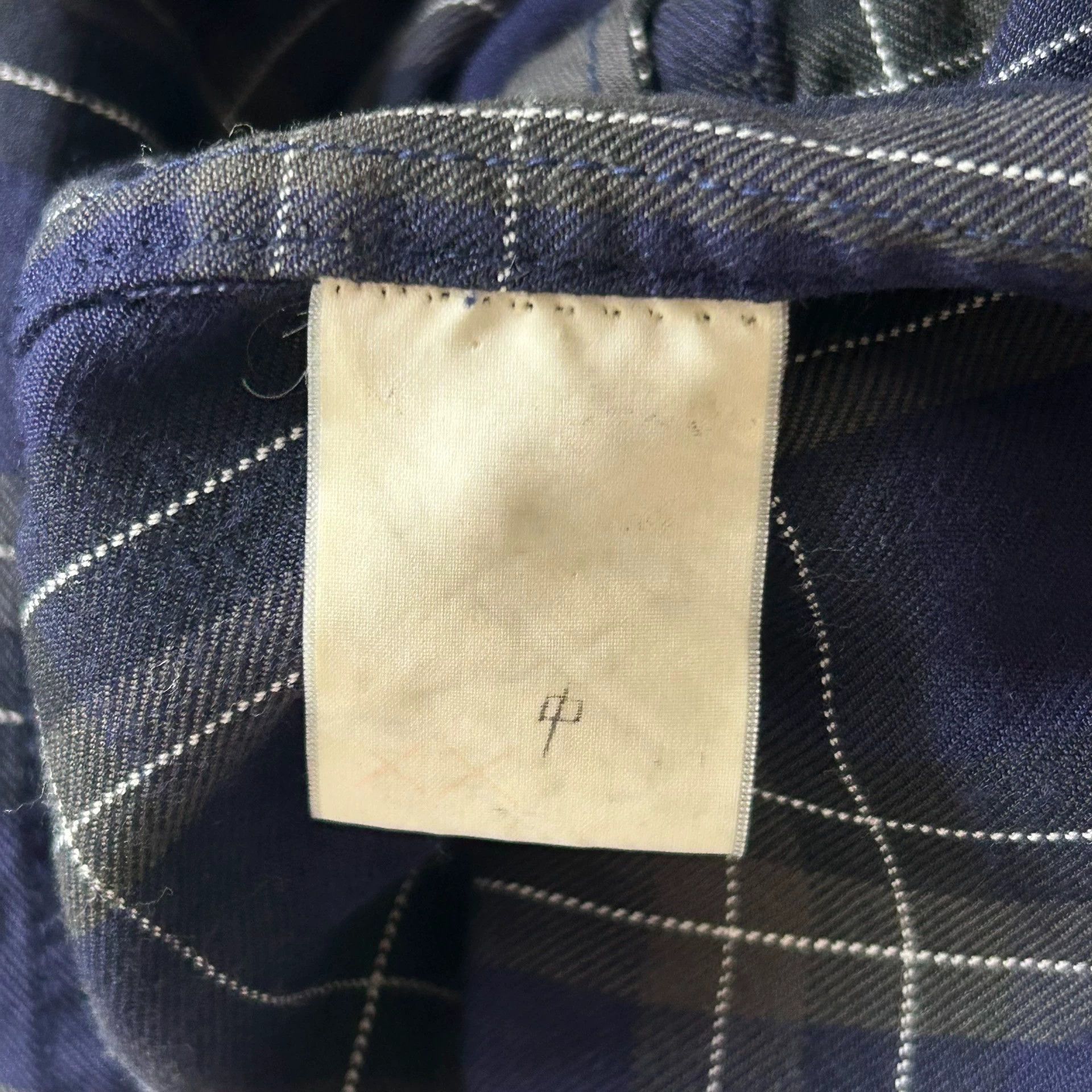 Yohji Yamamoto Yohji Yamamoto 90s Y's Men Blue-Green Plaid Jacket Size US M / EU 48-50 / 2 - 8 Thumbnail
