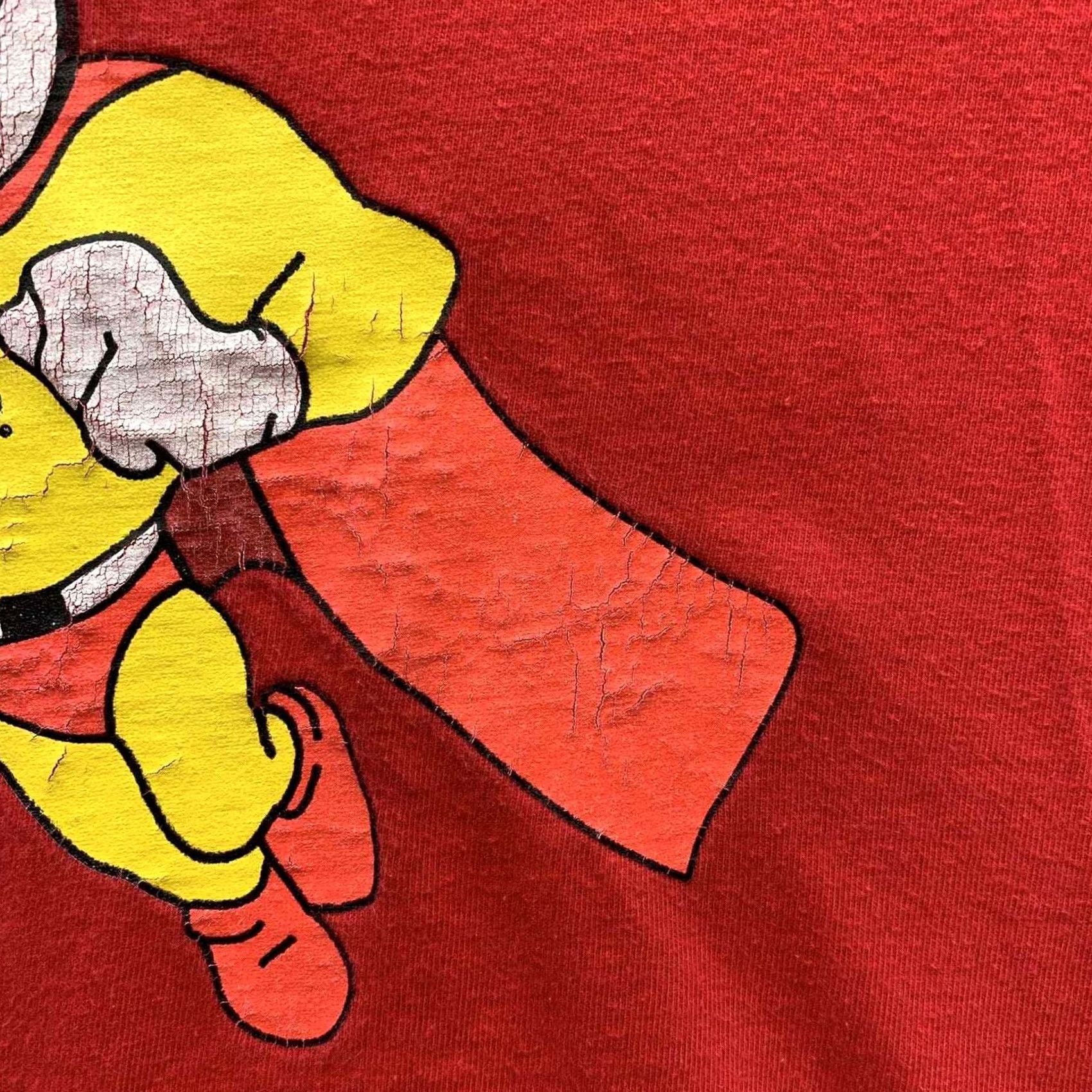 Hanes VINTAGE Hanes Beefy T-Shirt Adult XL X-Large Red Pringles Man Superhero Chips Snacks Size US XL / EU 56 / 4 - 5 Thumbnail