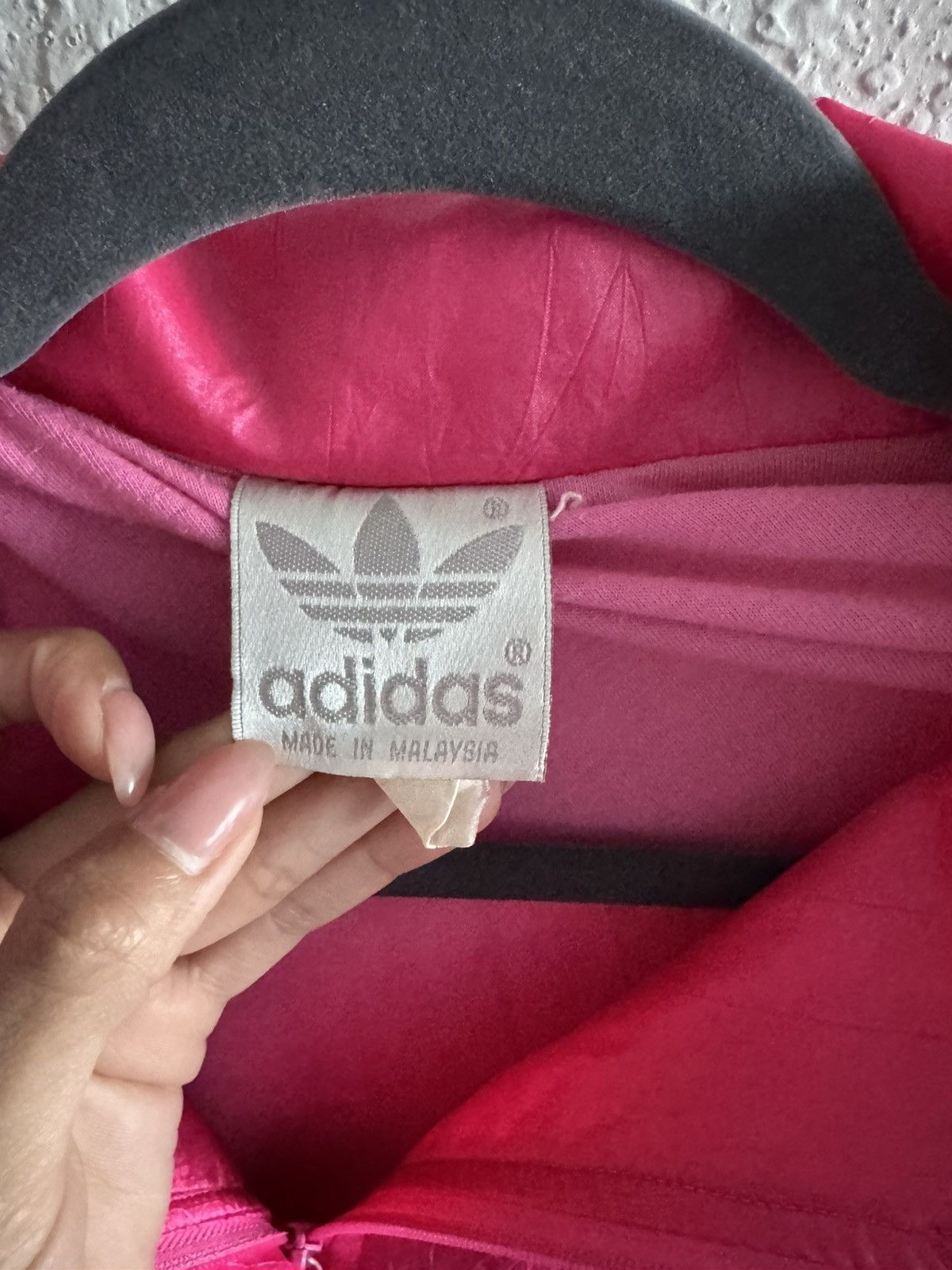 Adidas Vintage ADIDAS Hot Pink Windbreaker set Size US M / EU 48-50 / 2 - 2 Thumbnail