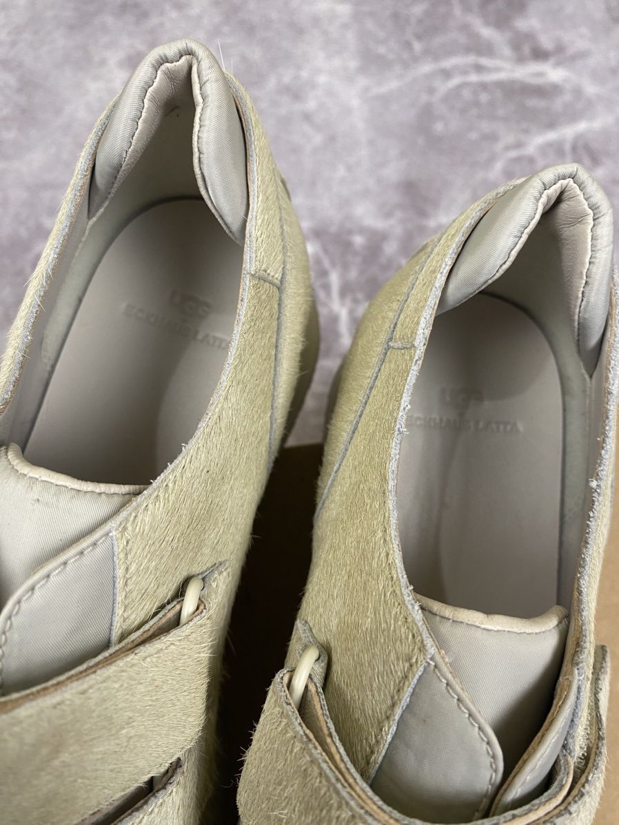 Eckhaus Latta Ugg X Eghaus Latta Square Toe Leather Low Top Sneakers 38 Size US 8 / IT 38 - 5 Thumbnail