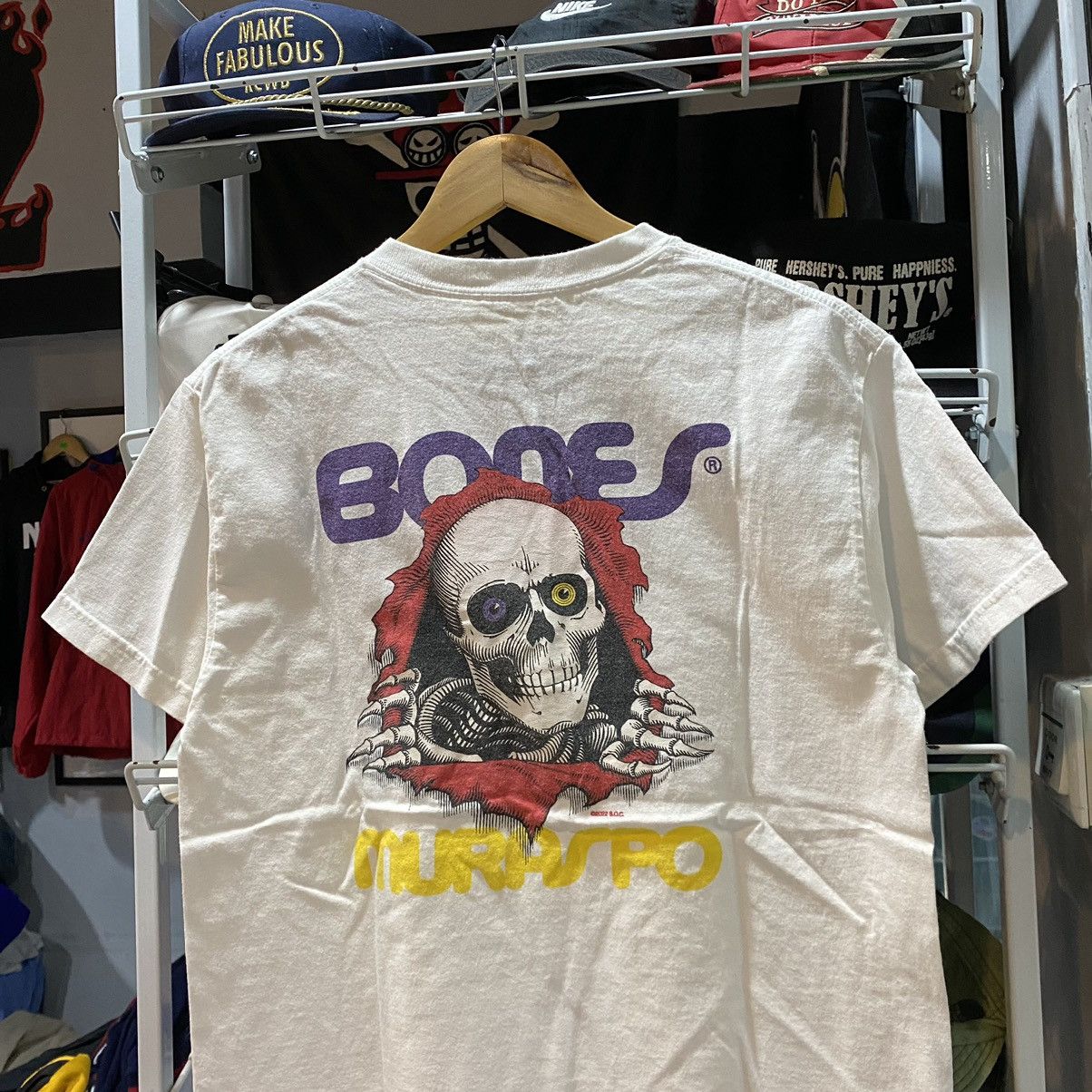 Bones Powell Peralta Bones Skeleton Iconic Skate Tee Size US M / EU 48-50 / 2 - 3 Thumbnail
