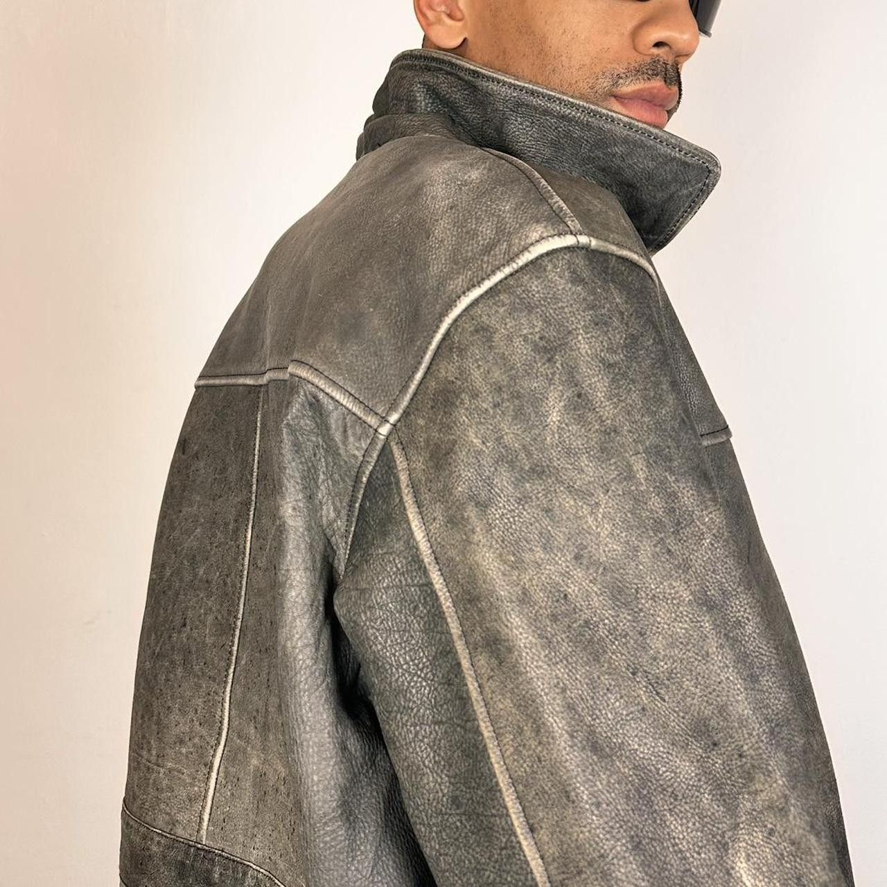 Wilsons Leather M. Julian Wilson's Leather Faded Brown Leather Jacket - XL Size US XL / EU 56 / 4 - 6 Thumbnail