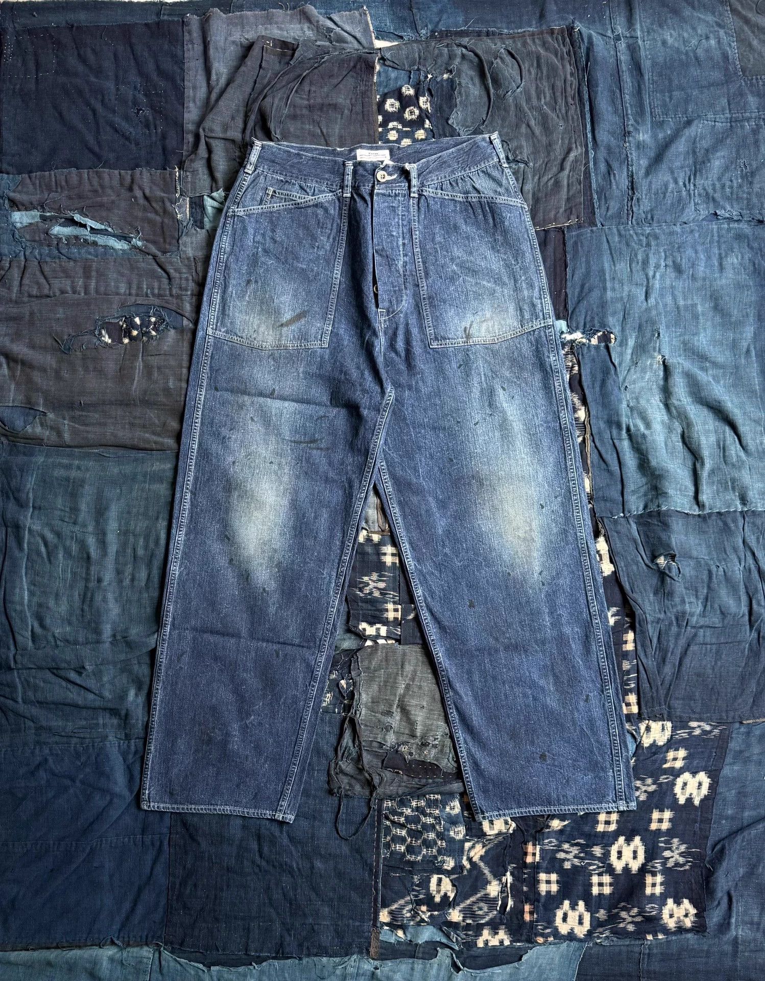 Visvim VISVIM 26SS SCOUT PANTS DRY DENIM Lmt Washed Splatter Size US 32 / EU 48 - 1 Thumbnail