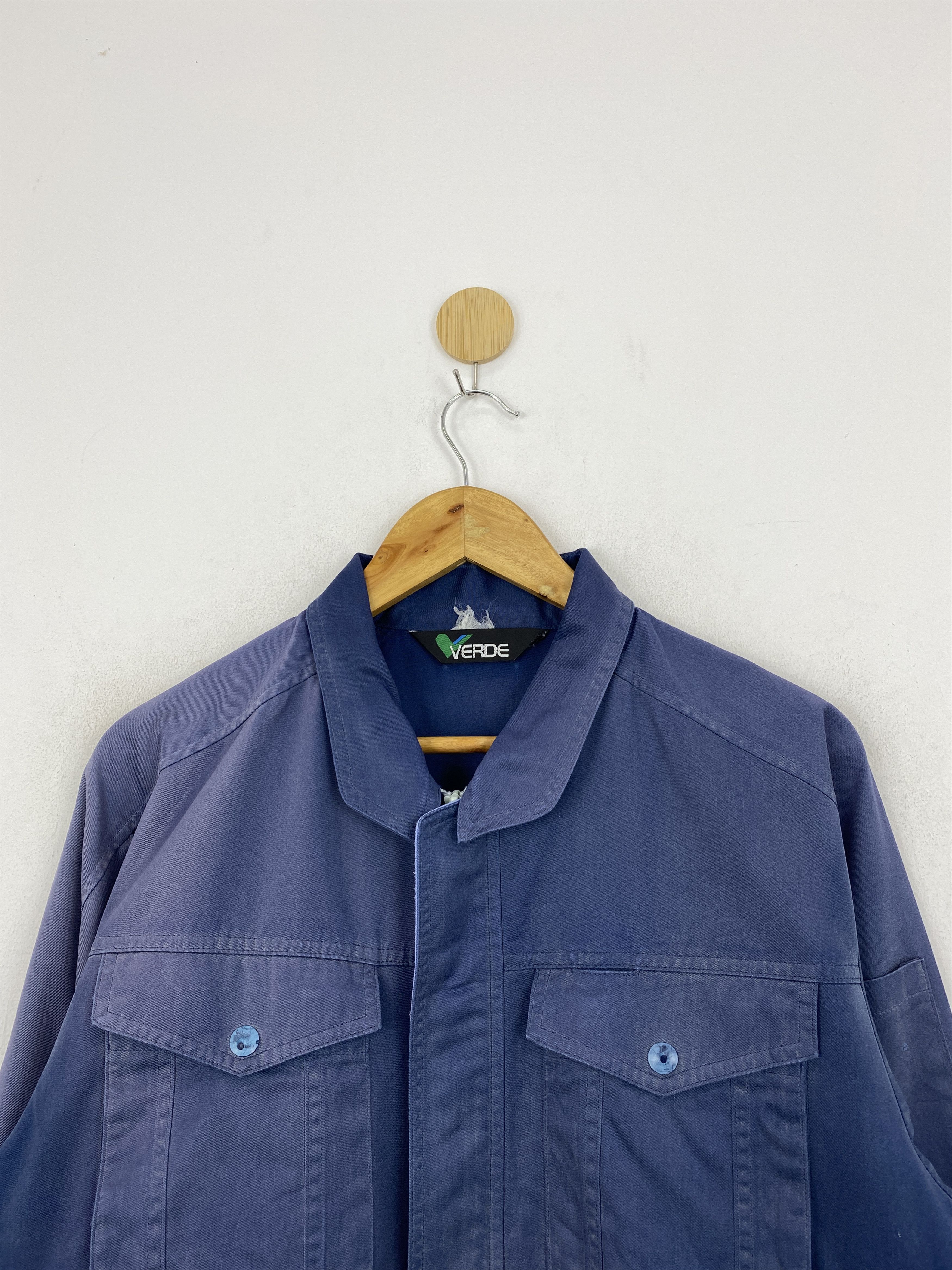 Japanese Brand Vintage Japanese Double Pocket Zipper Worker Jacket JA0105 Size US L / EU 52-54 / 3 - 3 Thumbnail