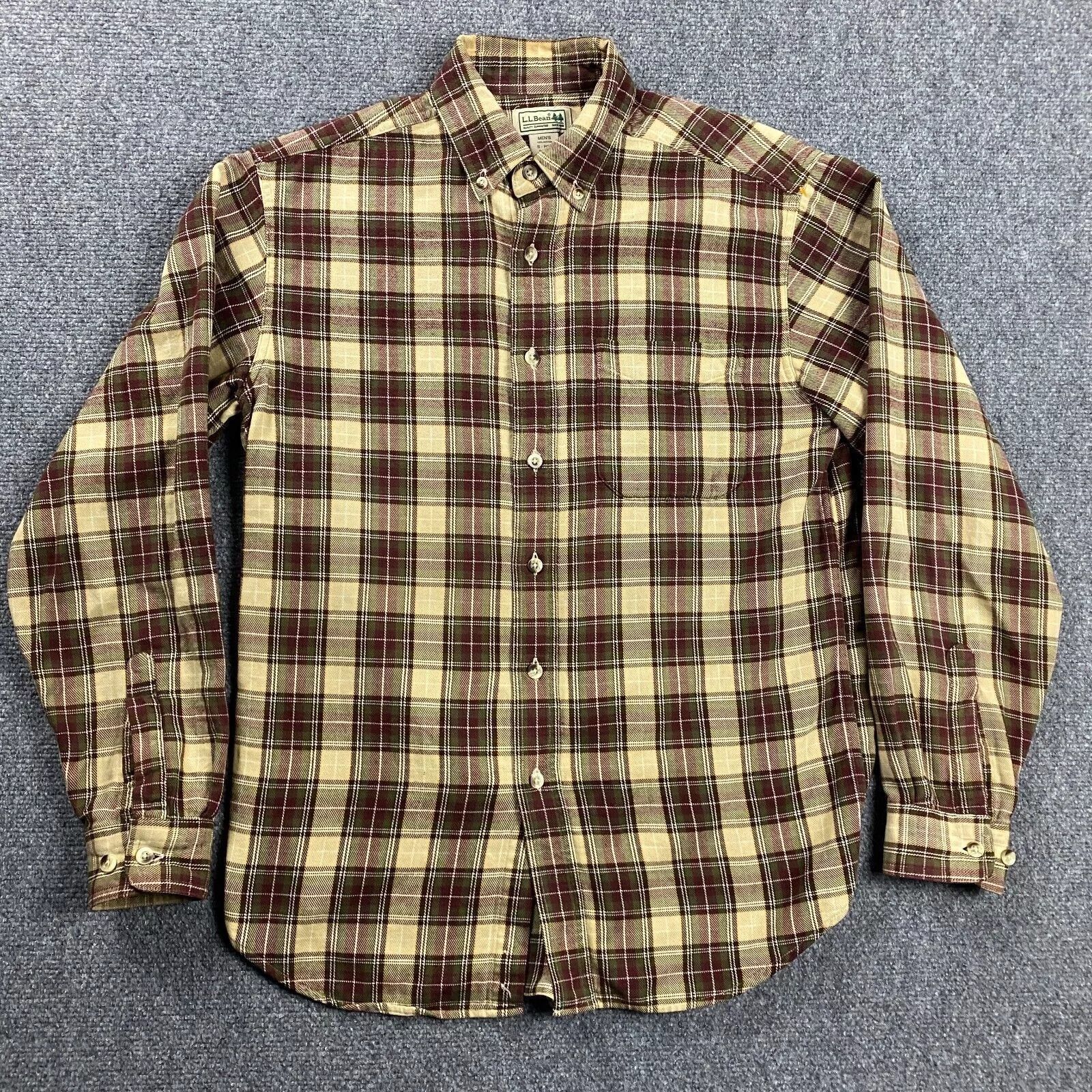 L.L. Bean LL Bean Flannel Shirt Small Regular Plaid Button Down Mens Size US S / EU 44-46 / 1 - 1 Thumbnail