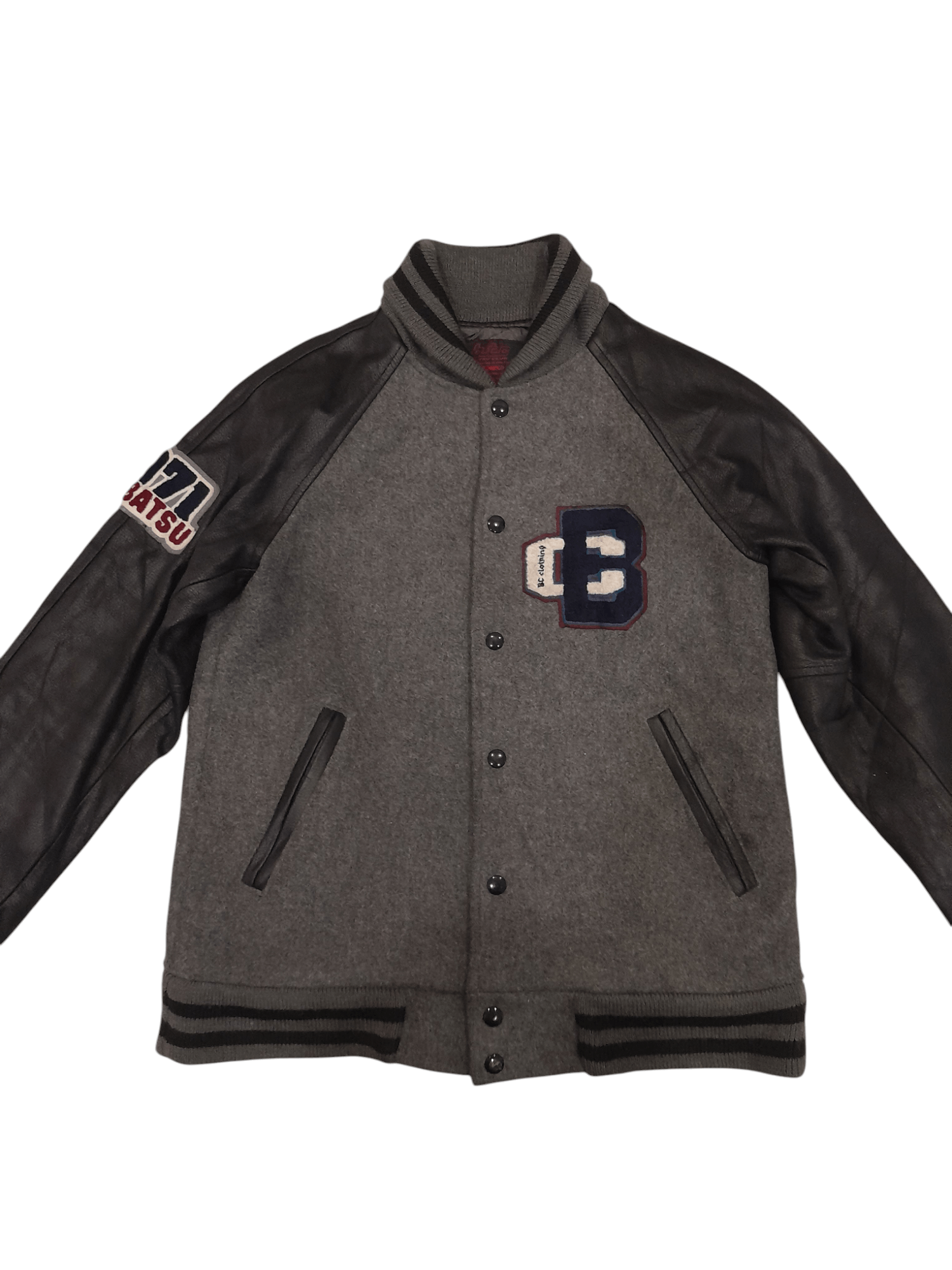 Other MEN'S BA-TSU Ruki Matsumoto Varsity Leather Jacket (F469) Size US M / EU 48-50 / 2 - 5 Thumbnail