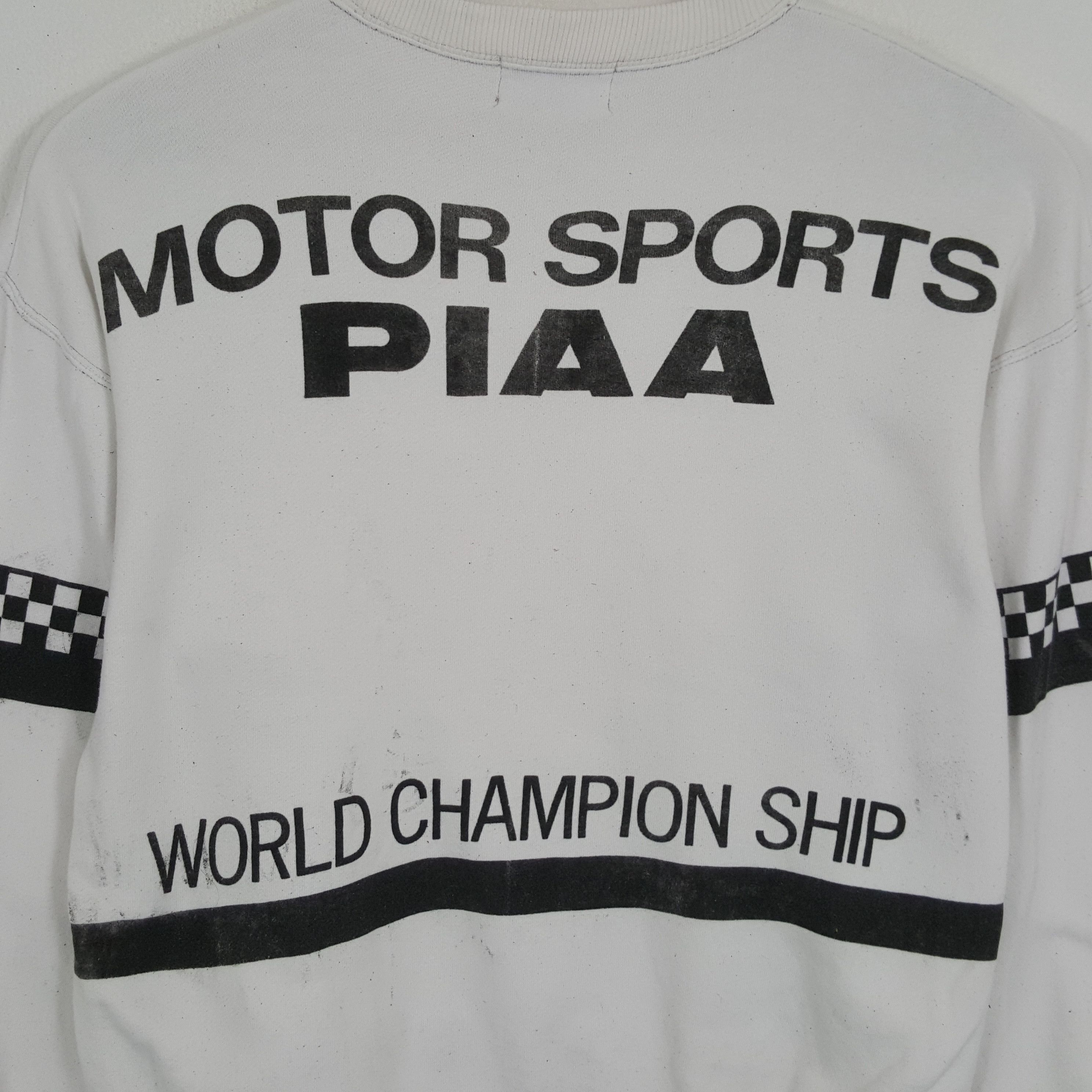 Japanese Brand × Vintage Vintage PIAA MOTOR SPORTS F1 Racing Team Sweatshirts Size US L / EU 52-54 / 3 - 4 Thumbnail