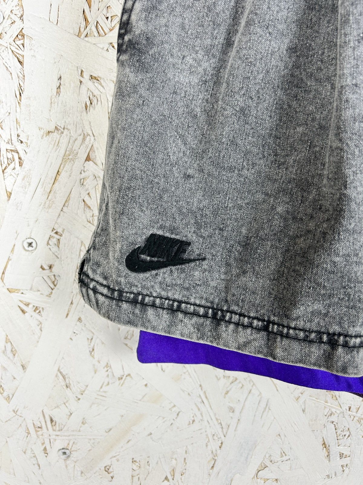 Vintage 90s Nike Challenge Court Andre Agassi 1992 Acid Wash Shorts Size US 36 / EU 52 - 3 Thumbnail