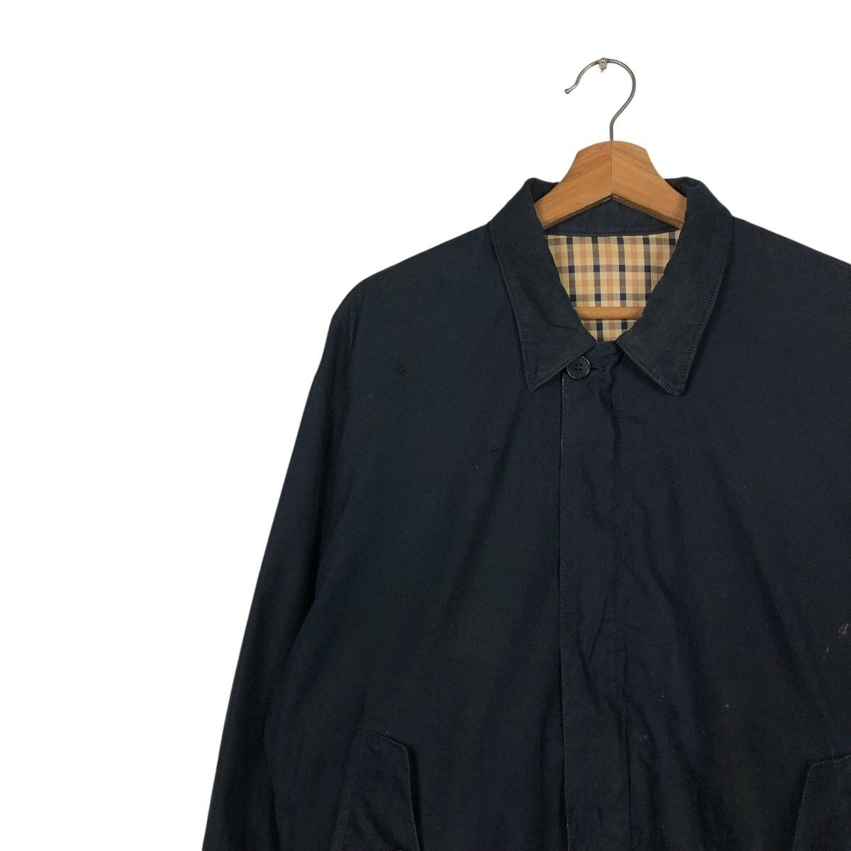 Japanese Brand 🔥VINTAGE BOMBER JACKET REVERSIBLE AQUASCUTUM OF LONDON Size US L / EU 52-54 / 3 - 10 Thumbnail