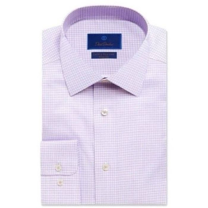 David Donahue DAVID DONAHUE Button Front Long Sleeve Dress Shirt | Grailed