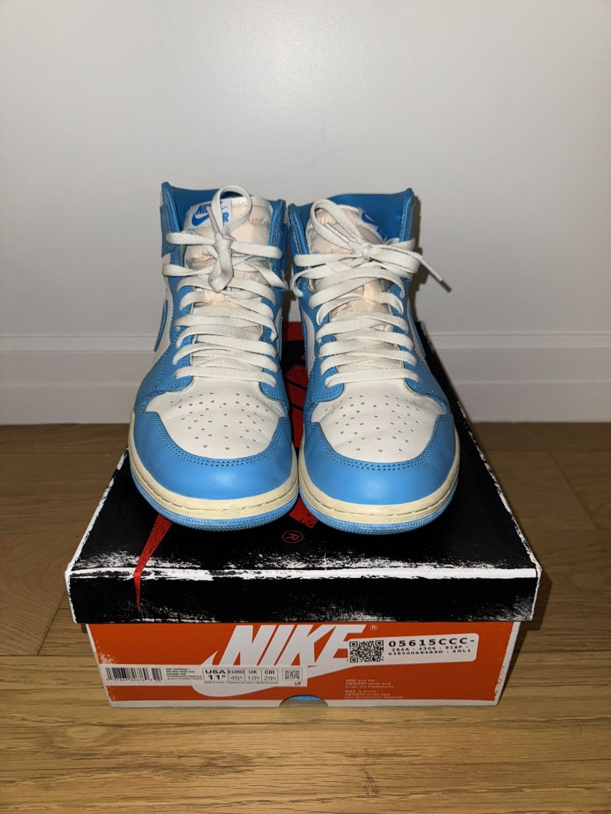 Jordan Brand Air Jordan 1 UNC sz.11.5 (2025) Size US 11.5 / EU 44-45 - 3 Thumbnail