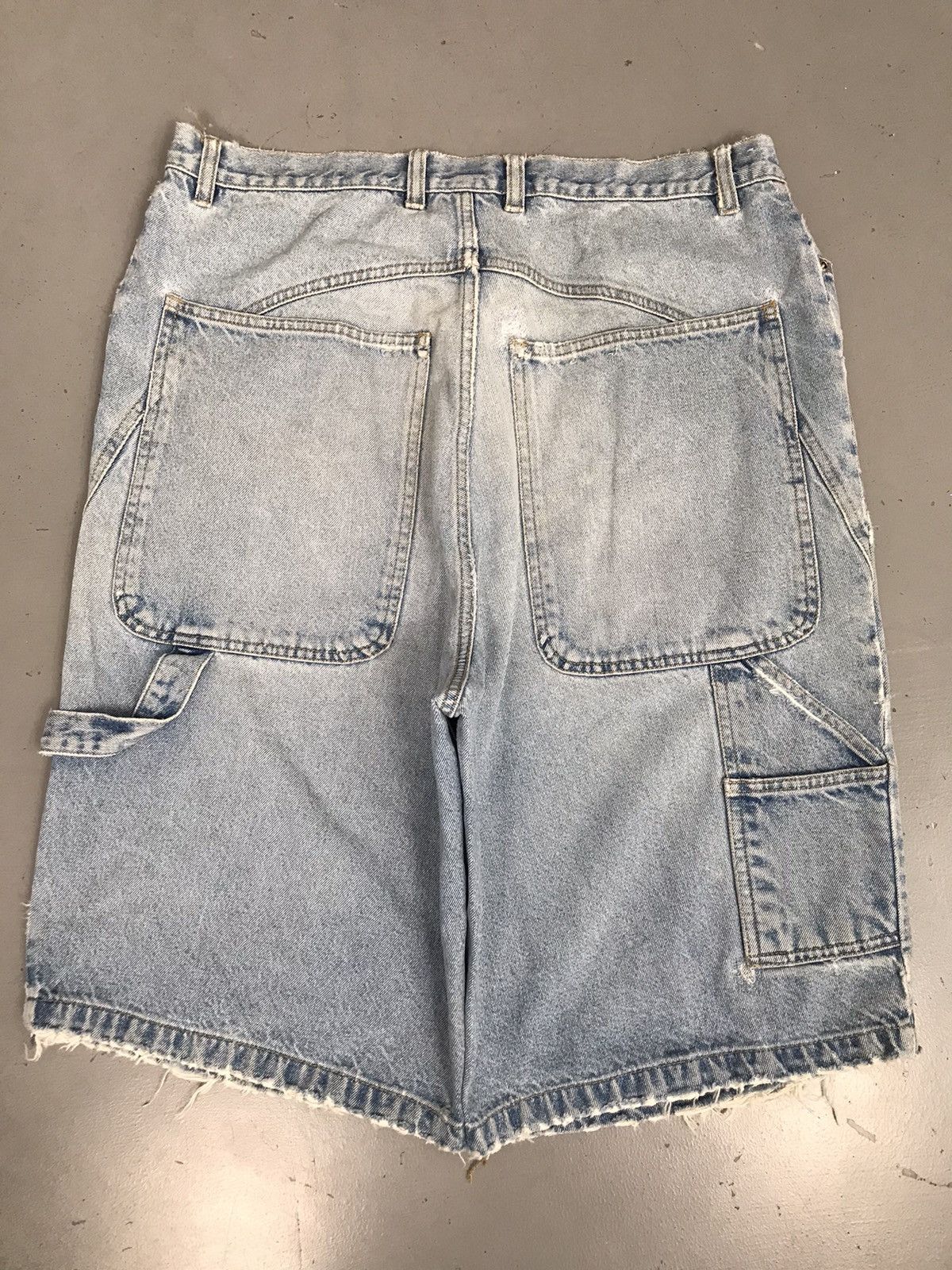 JNCO × Vintage Vintage extreme limit carpenter denim short Size US 35 - 7 Thumbnail