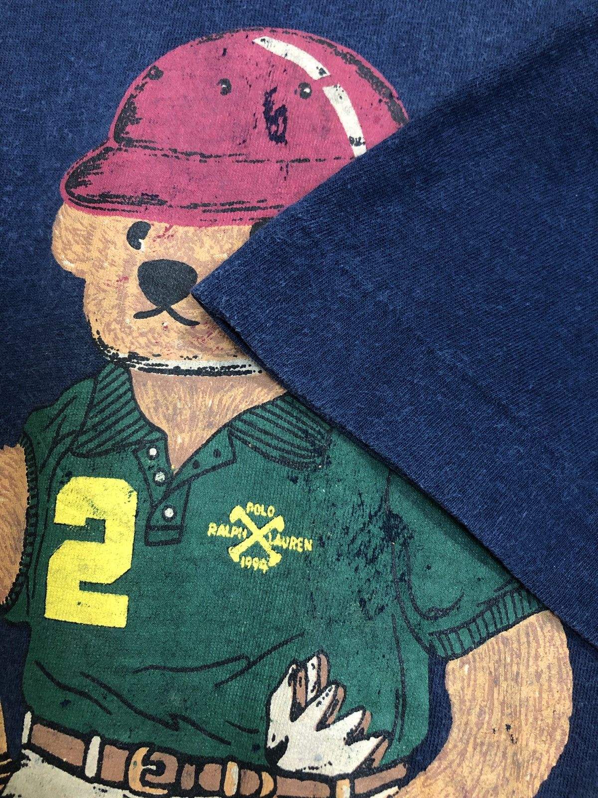 Vintage Vintage 90s Polo Bear Ralph Lauren T-Shirt Size US M / EU 48-50 / 2 - 3 Thumbnail