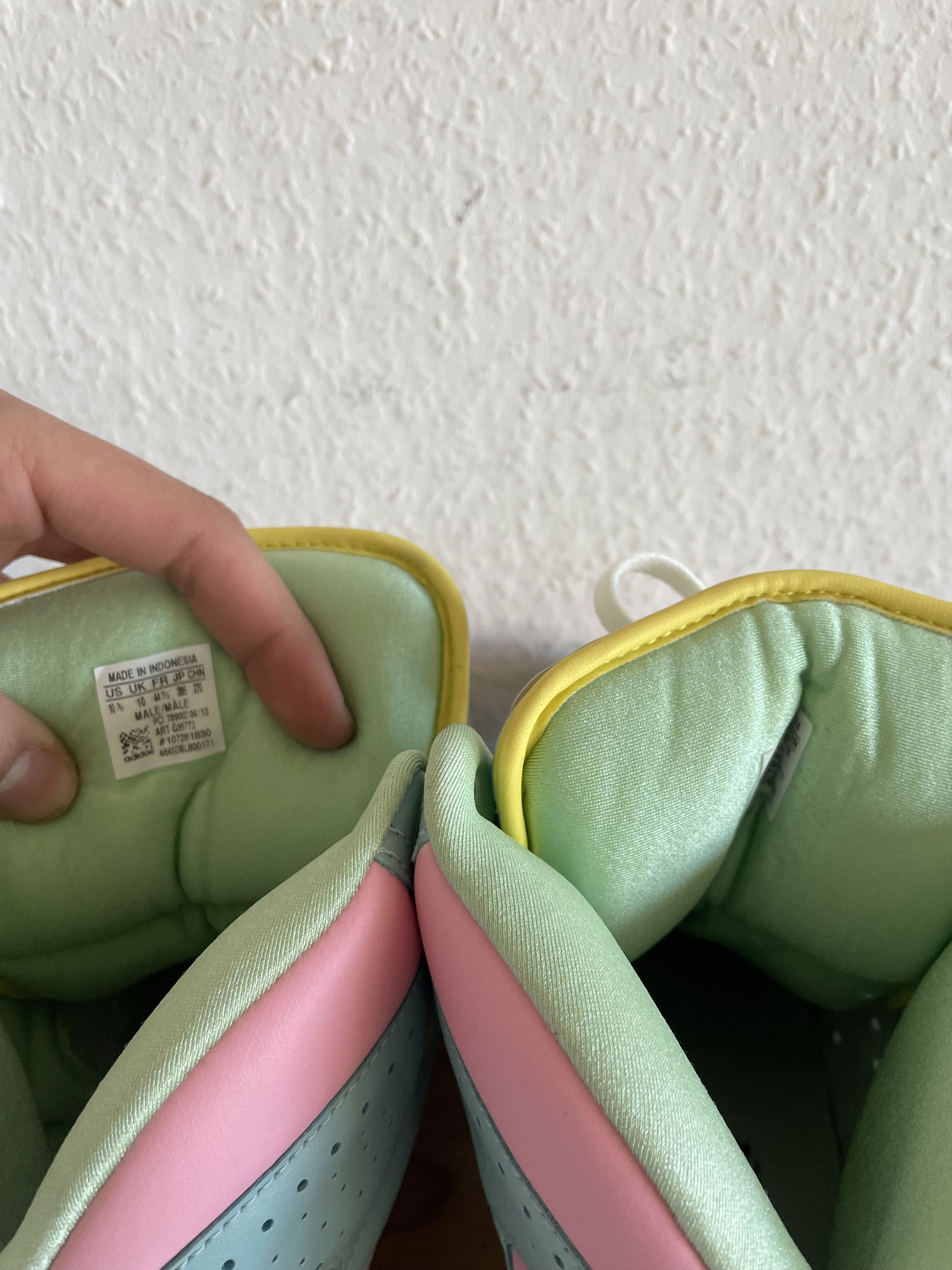 Adidas × Jeremy Scott JS License Plate Miami Sneakers Size US 10.5 / EU 43-44 - 4 Thumbnail