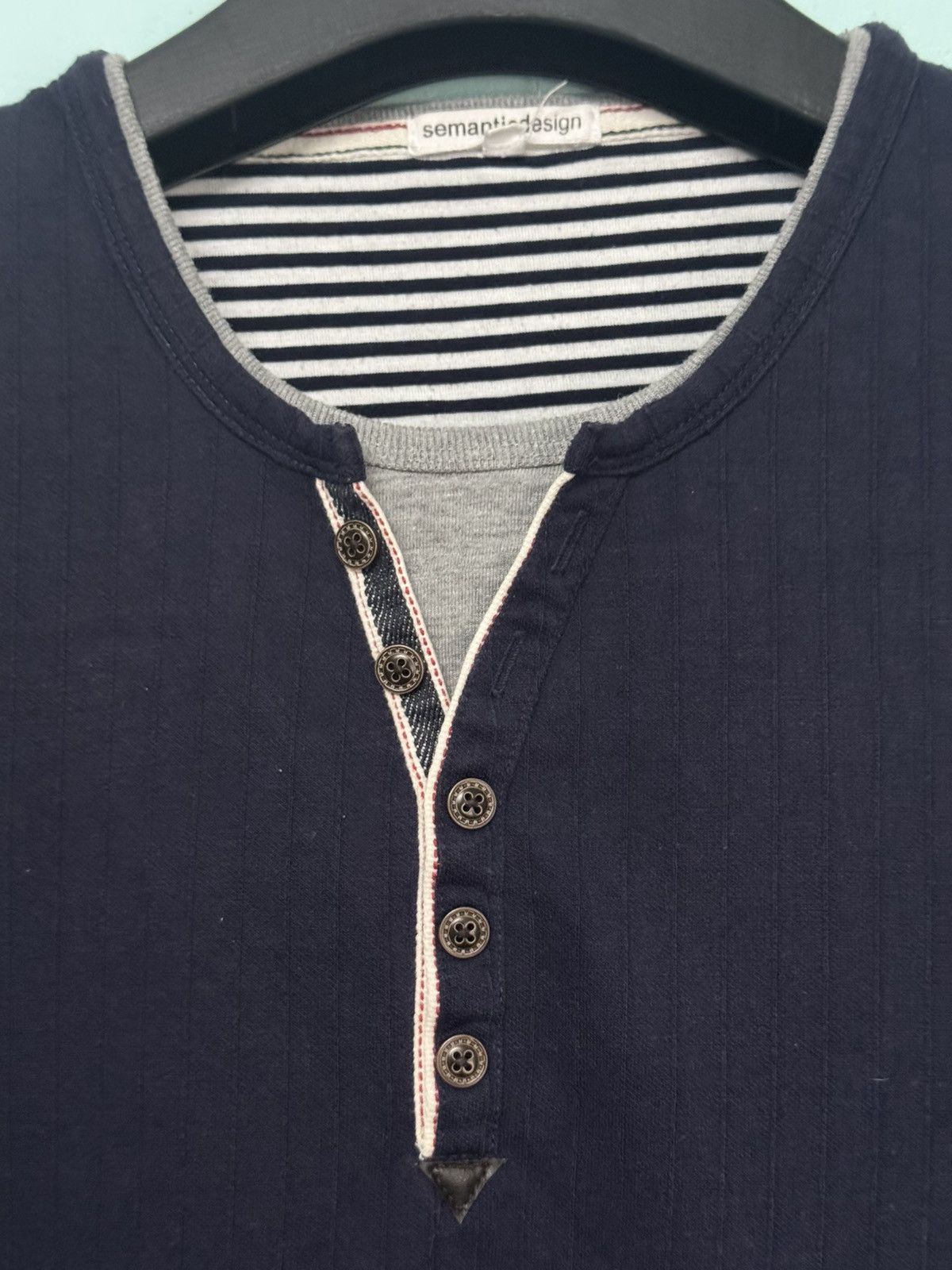 semanticdesign 💥 PUNK DESIGN JAPANESE SEMANTIC DESIGN PLAIN DOUBLE LAYER Size US XL / EU 56 / 4 - 3 Thumbnail