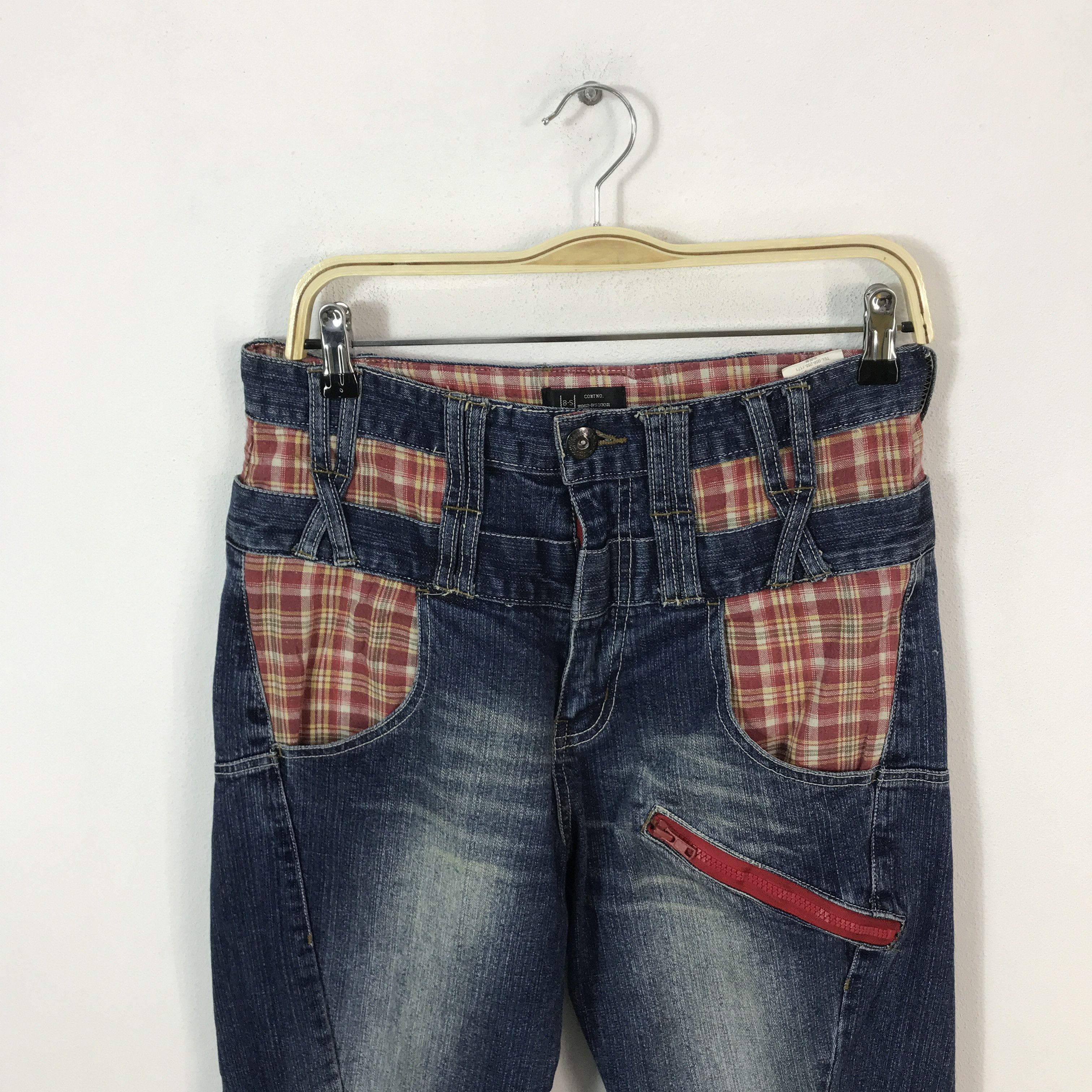 Japanese Brand contno.Japan style double waist denim pants Size US 30 / EU 46 - 2 Thumbnail