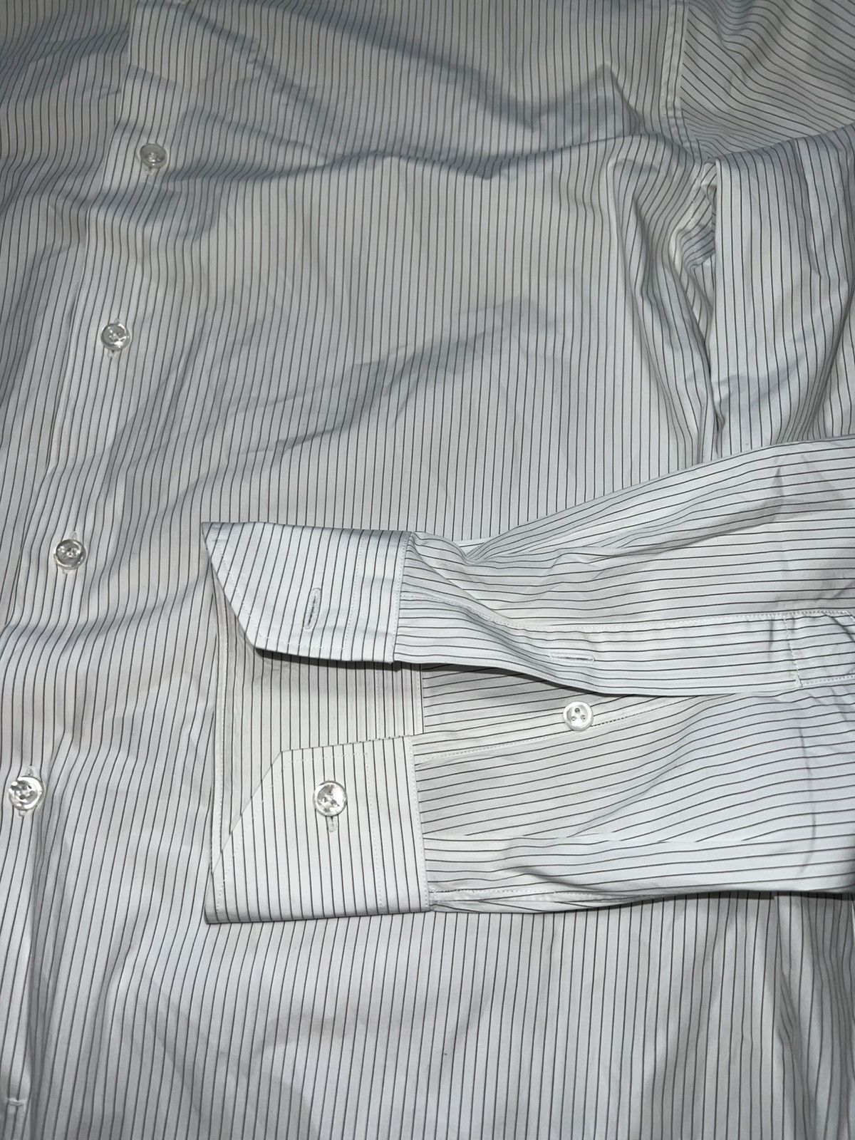 Ermenegildo Zegna Zegna Striped longsleeve Dress shirt Size US L / EU 52-54 / 3 - 3 Thumbnail
