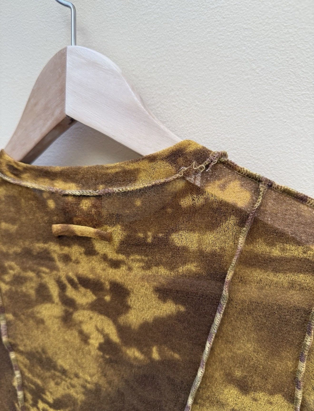 Jean Paul Gaultier SS 1996 JEAN PAUL GAULTIER Classique Long Sleeve Mesh Top S Size S / US 4 / IT 40 - 9 Thumbnail