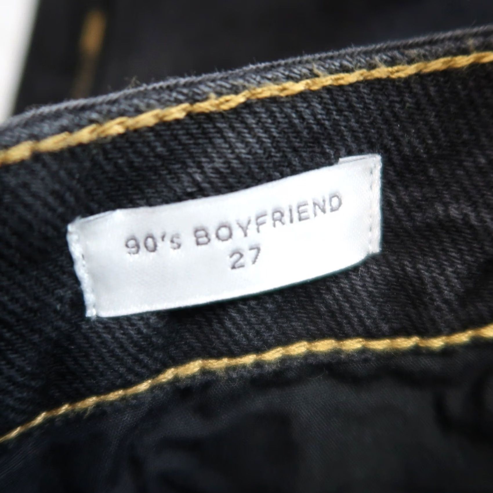 Pacsun VINTAGE PacSun 90's Boyfriend Jeans Black High Rise Loose Fit 27 Womens Jeans 90s Theme - 100% Cotton Size 27" / US 4 / IT 40 - 5 Thumbnail