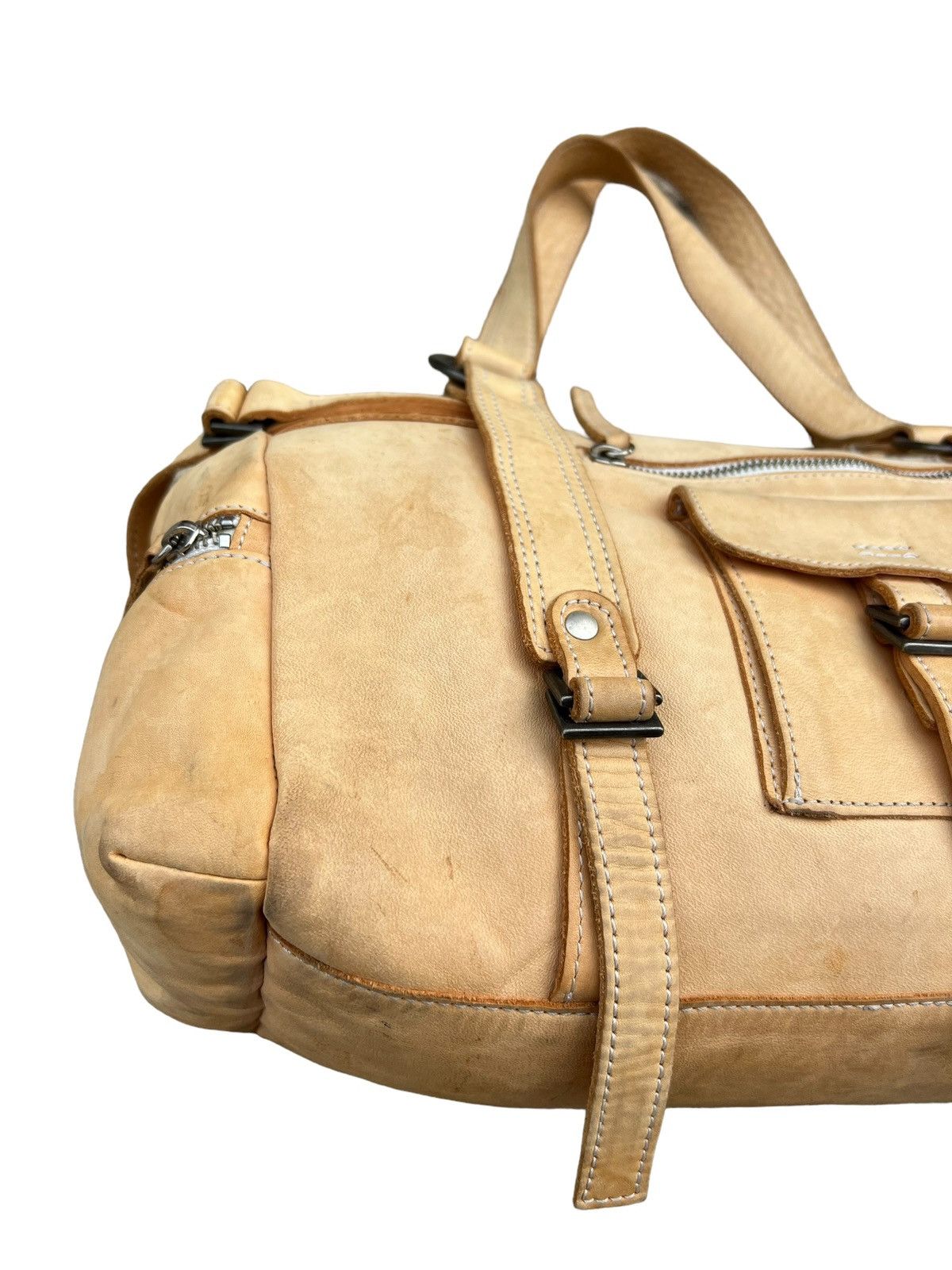 Leather Lily Japan High Quality Leather Patina Bag Size ONE SIZE - 3 Thumbnail