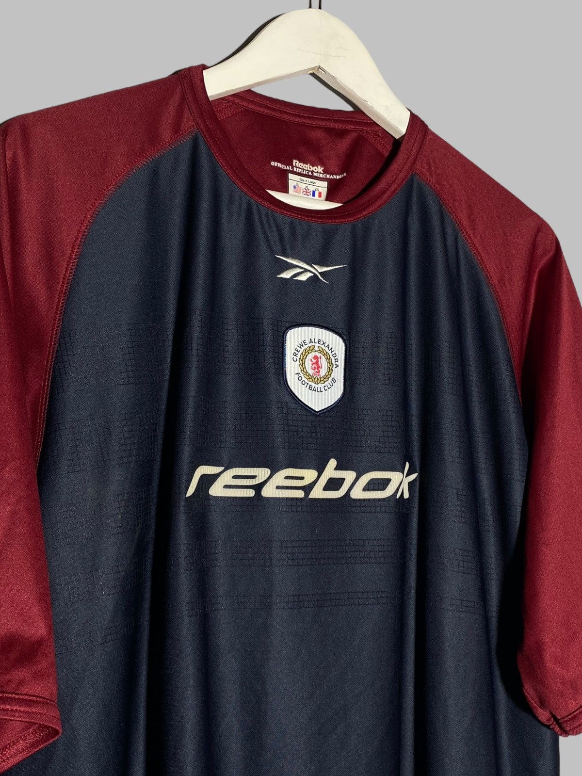 Reebok Vintage Reebok Crewe Alexandra 2004 Football Shirt Size US XL / EU 56 / 4 - 3 Thumbnail