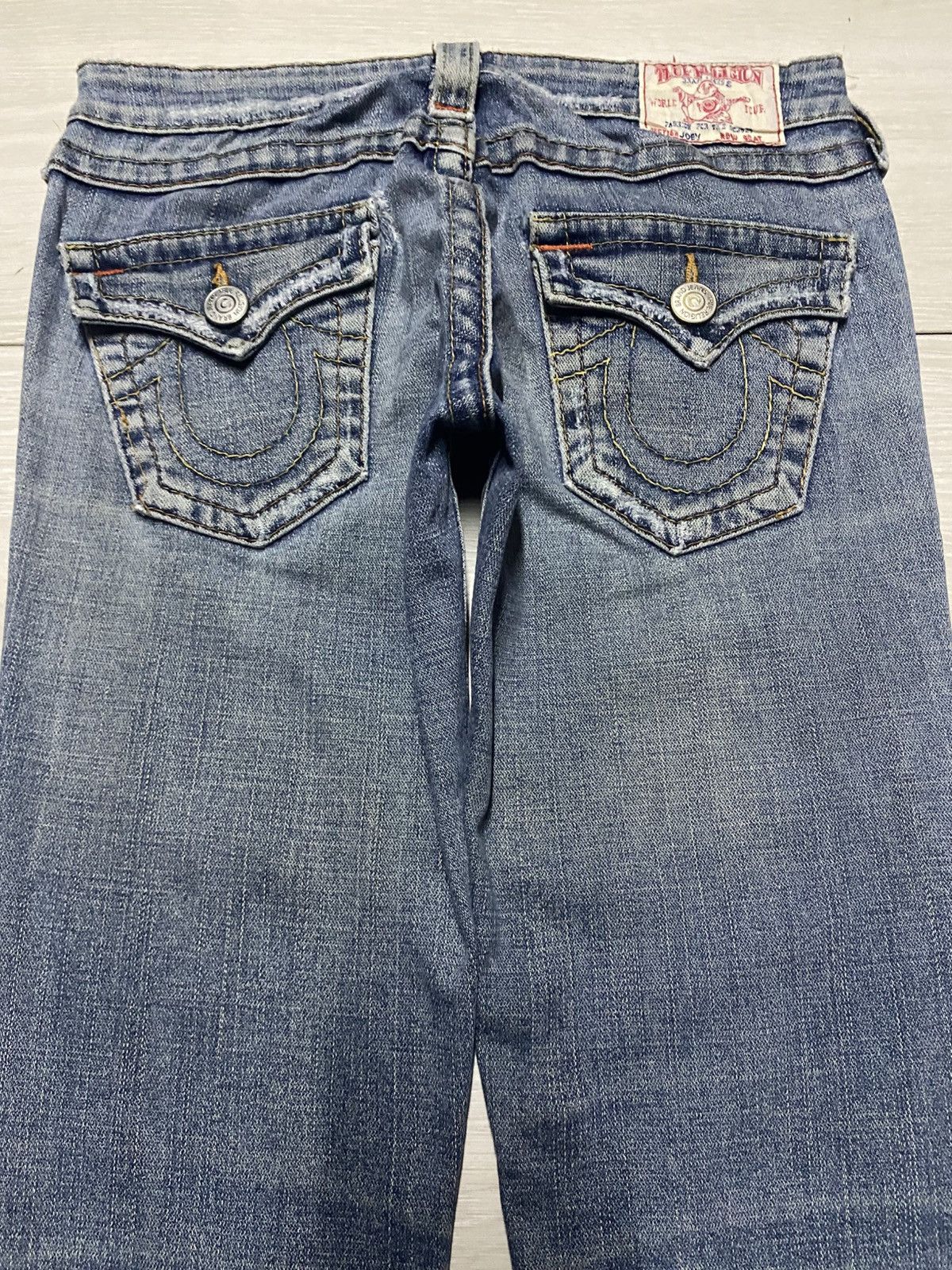 True Religion True Religion Distressed Flare Twist Leg Jeans Size US 28 / EU 44 - 4 Thumbnail